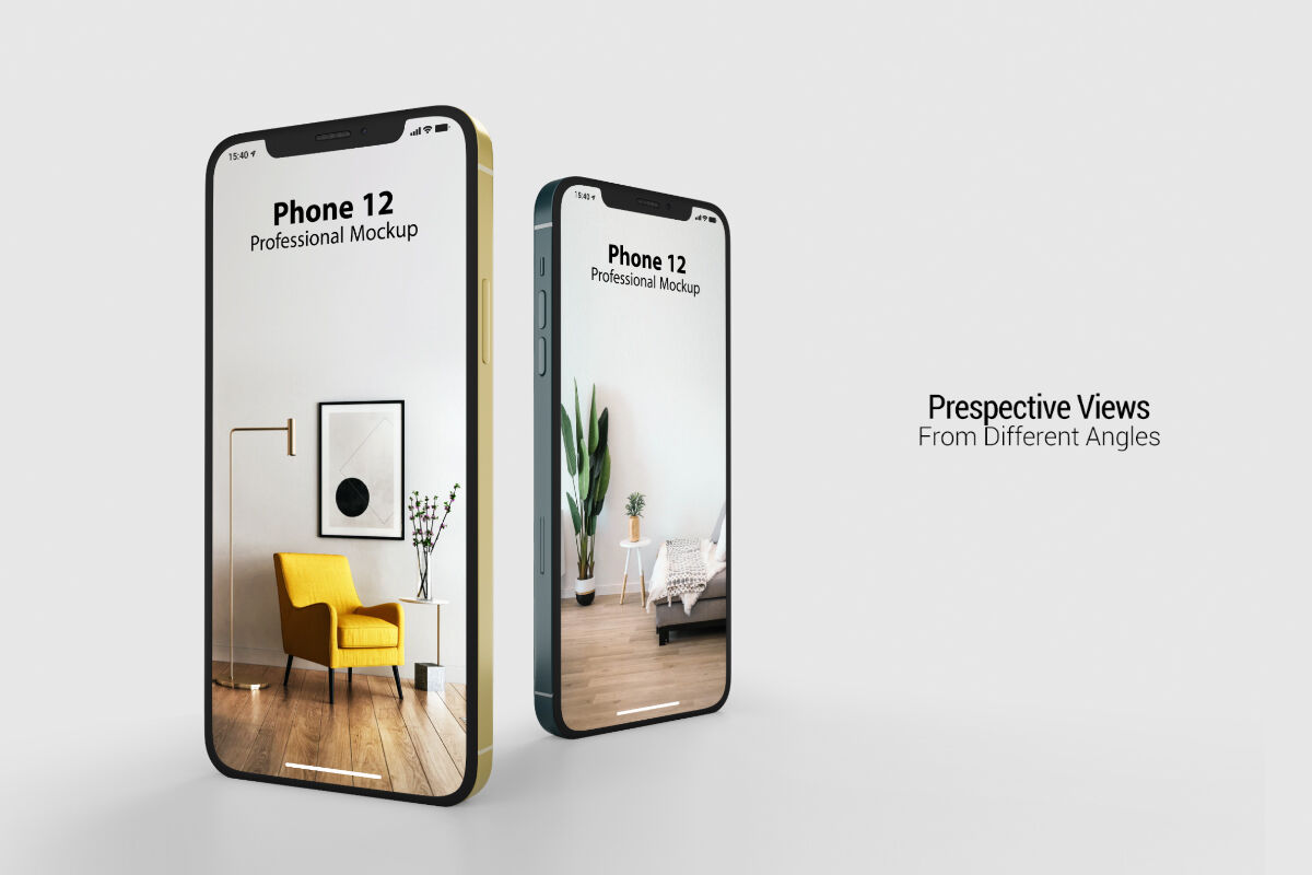 Download iPhone 12 Pro - App Presentation Mockup By Pixelica21 | TheHungryJPEG.com