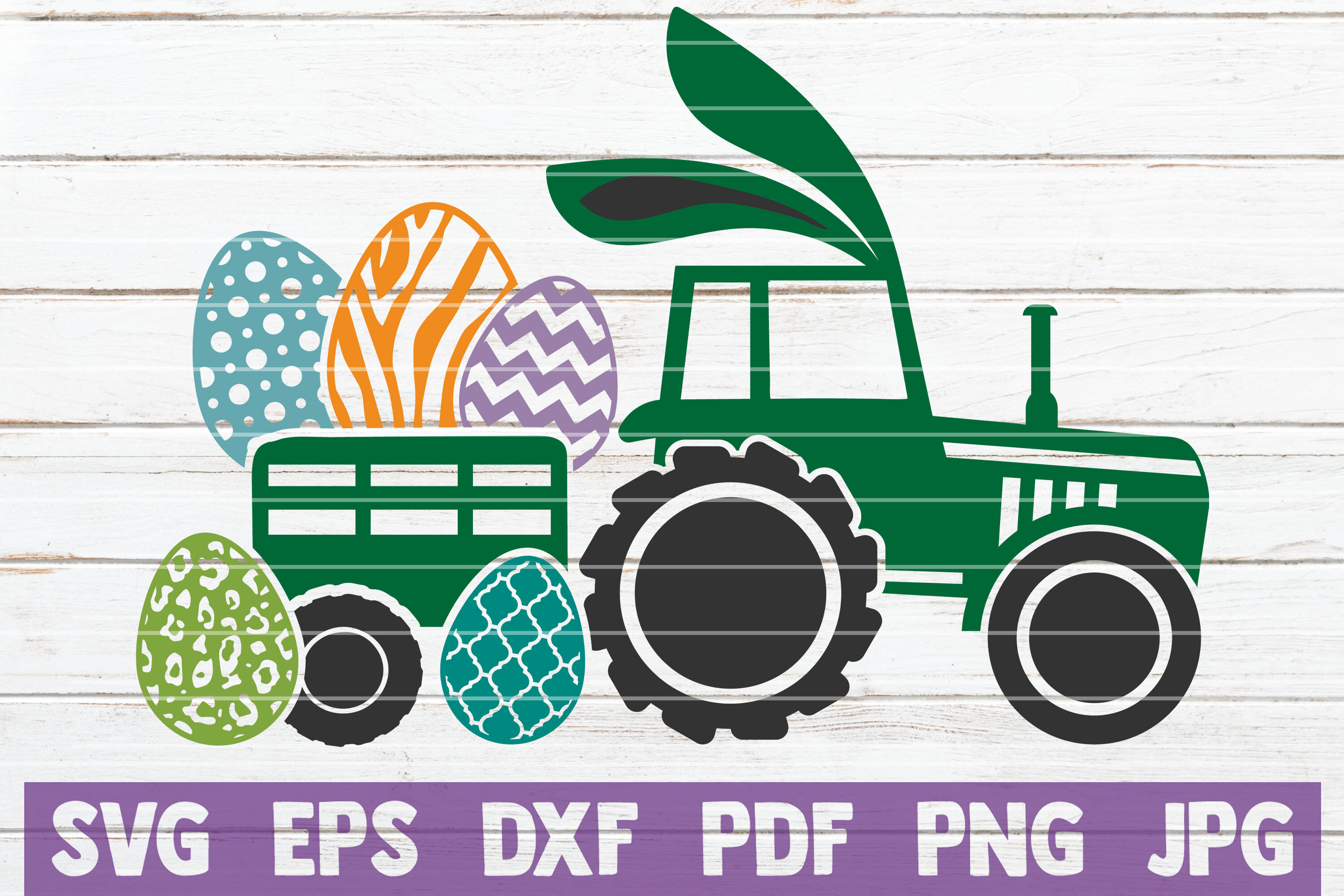Download Easter Tractor Svg Cut File By Mintymarshmallows Thehungryjpeg Com