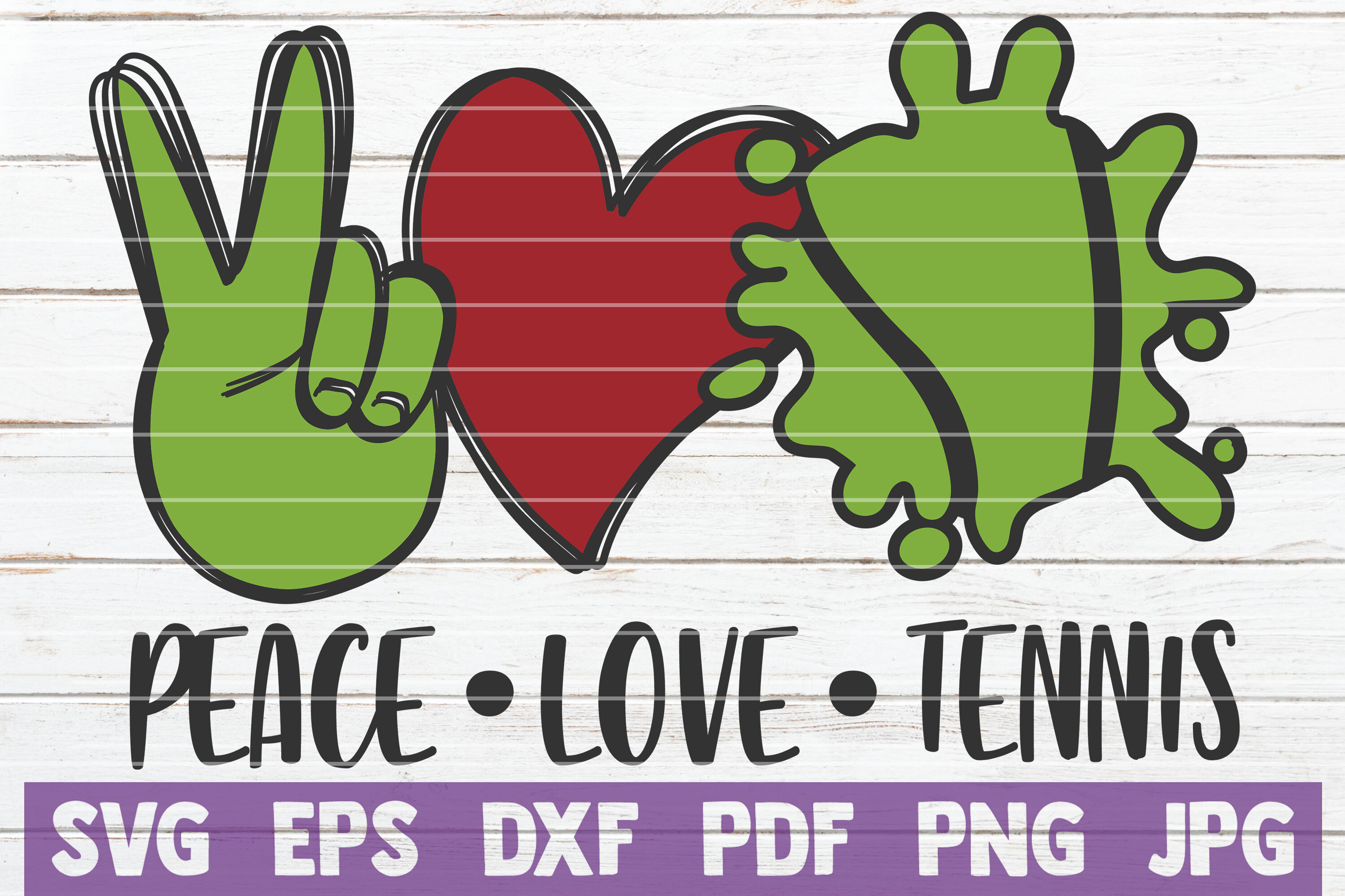 Download Peace Love Tennis Svg Cut File By Mintymarshmallows Thehungryjpeg Com