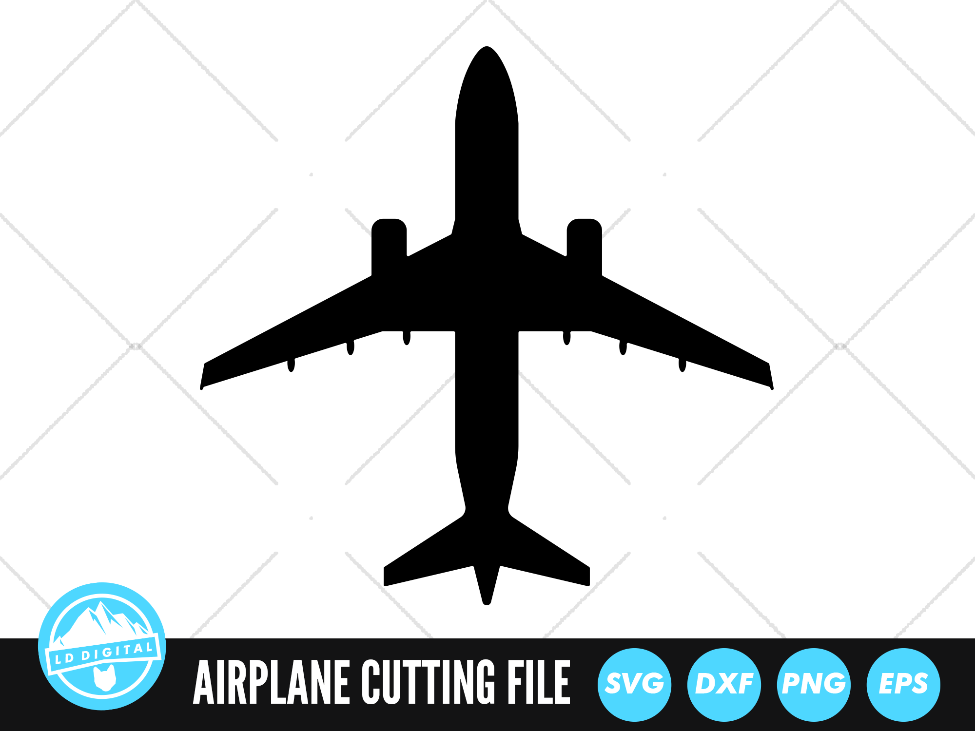 Airplane Svg File