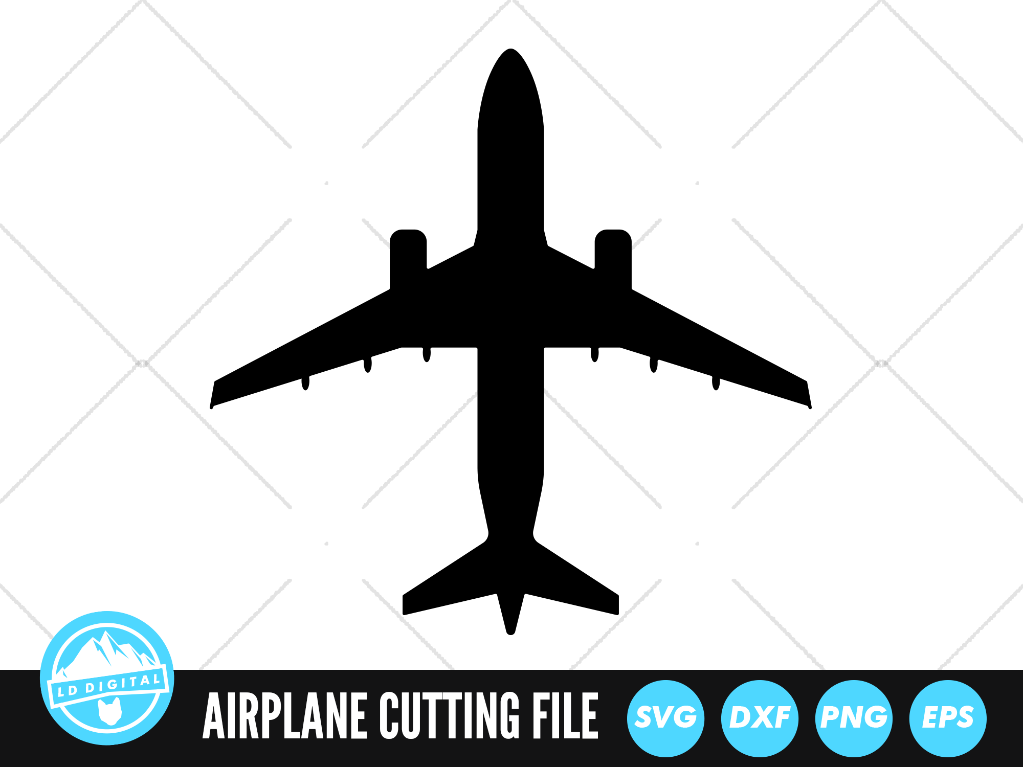 Airplane SVG Files | Airplane Cut Files | Airplane Vector Files By LD ...