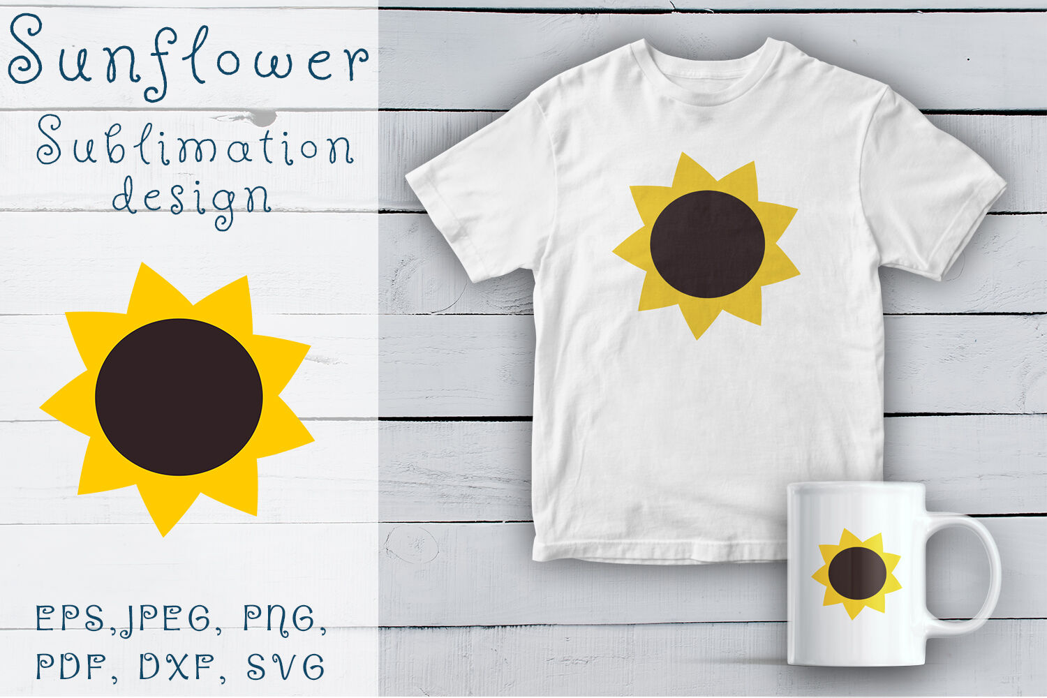 Download Sunflower Svg Sublimation Design Sunflower Png Svg Files By Ok Design Thehungryjpeg Com