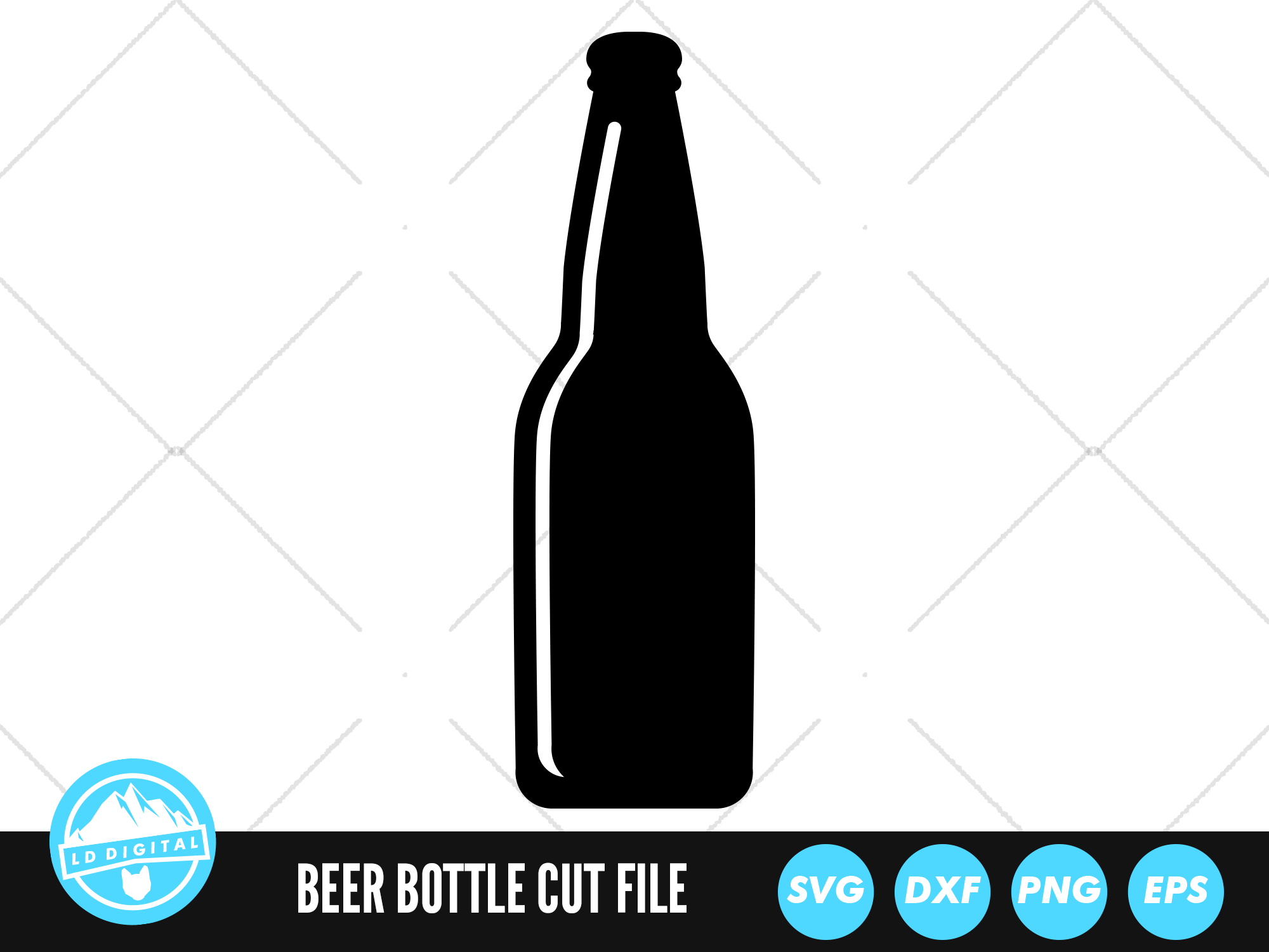 Download Beer Bottle SVG Files | Beer Bottle Cut Files By LD ...