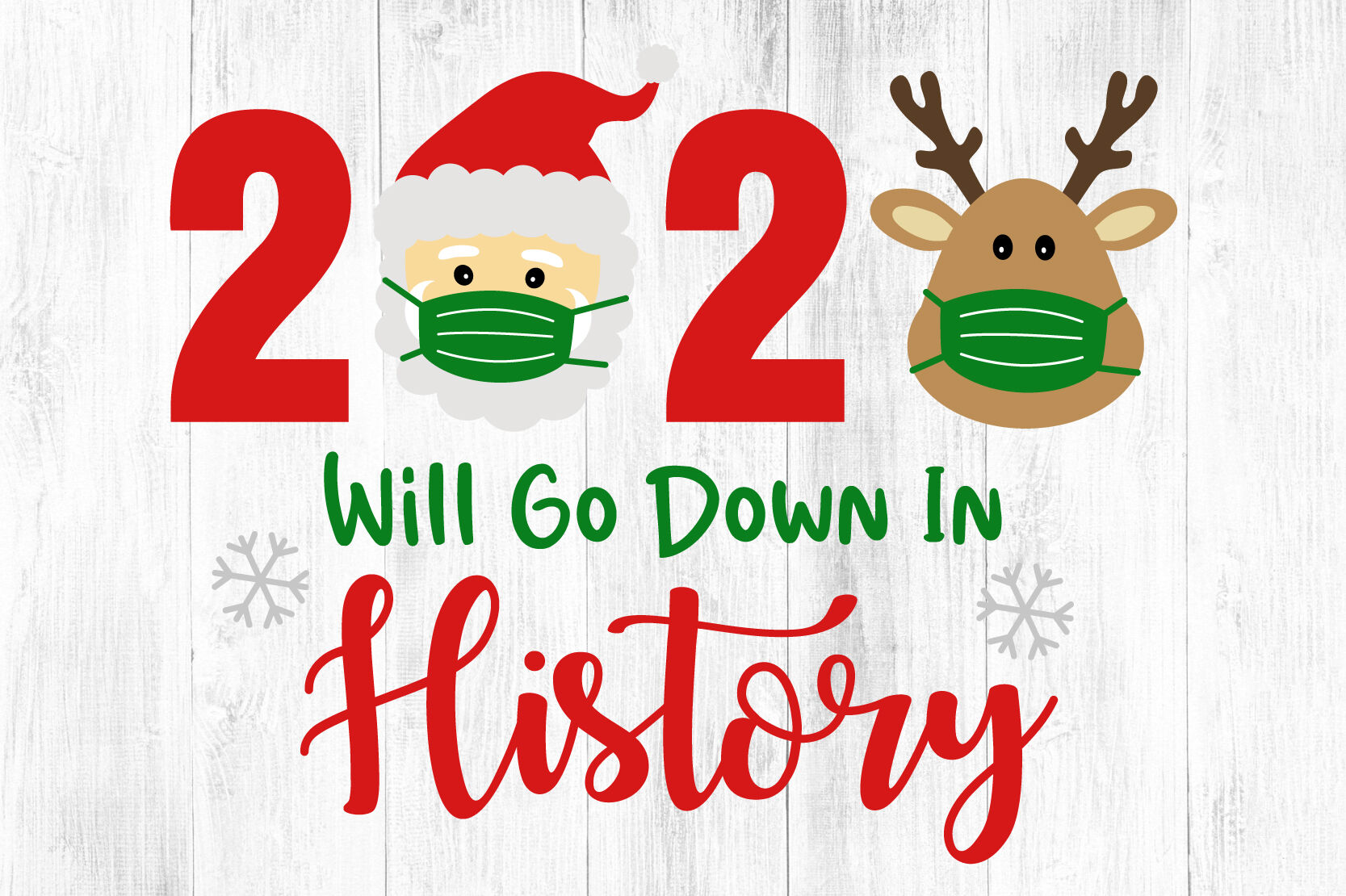 Download 2020 Christmas Svg, Christmas Quarantine, Reindeer & Santa ...