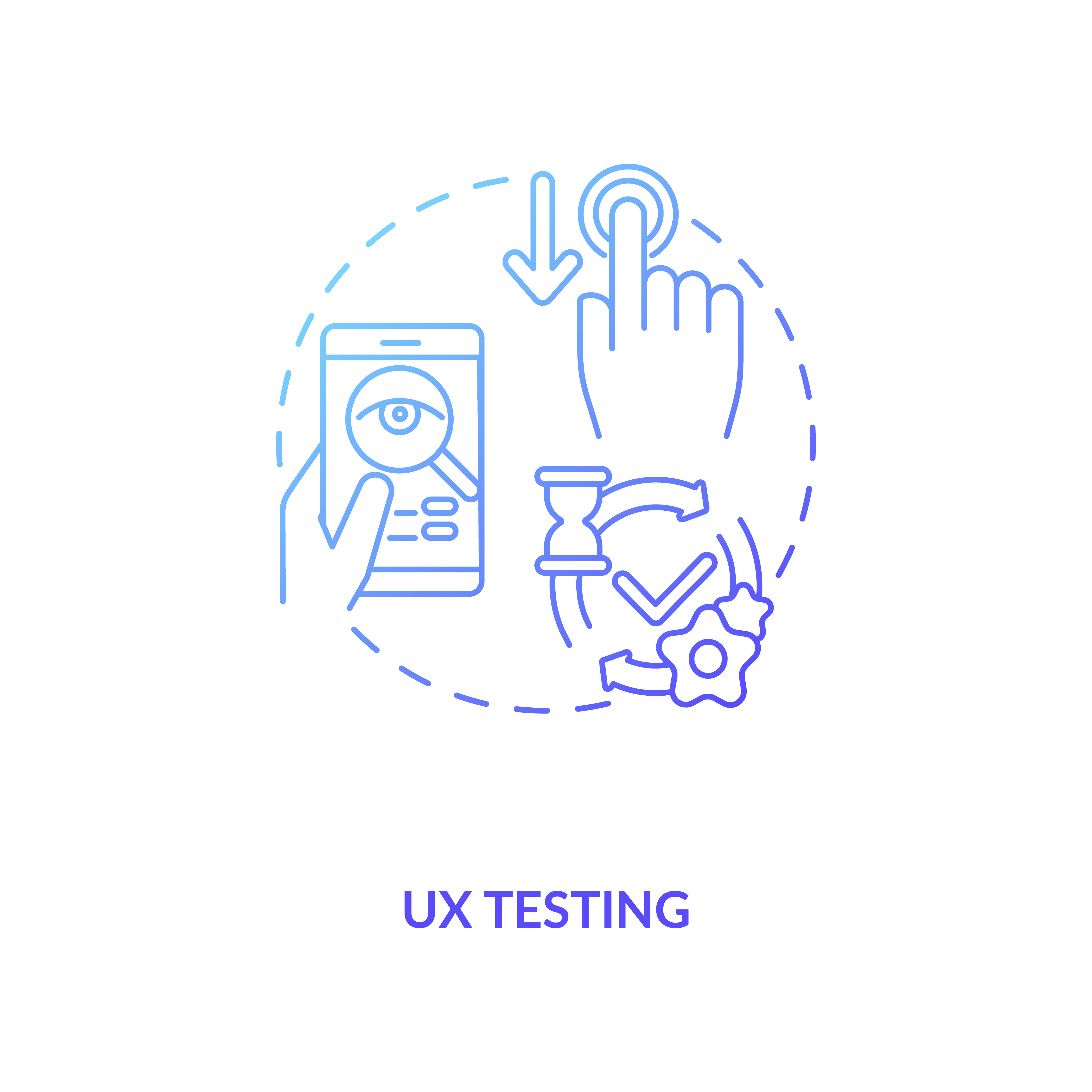UX testing concept icon By bsd studio | TheHungryJPEG