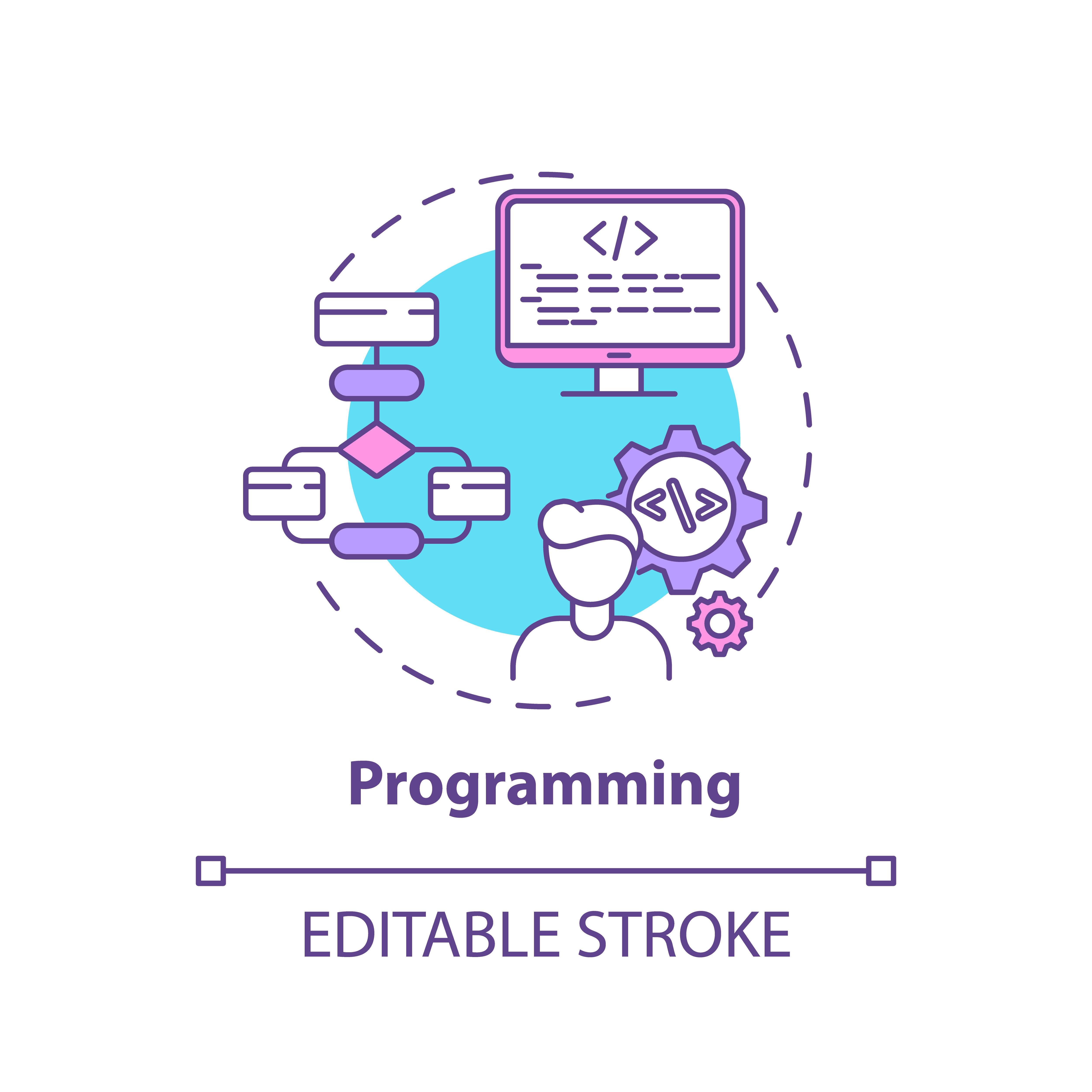 Programming concept icon By bsd studio | TheHungryJPEG