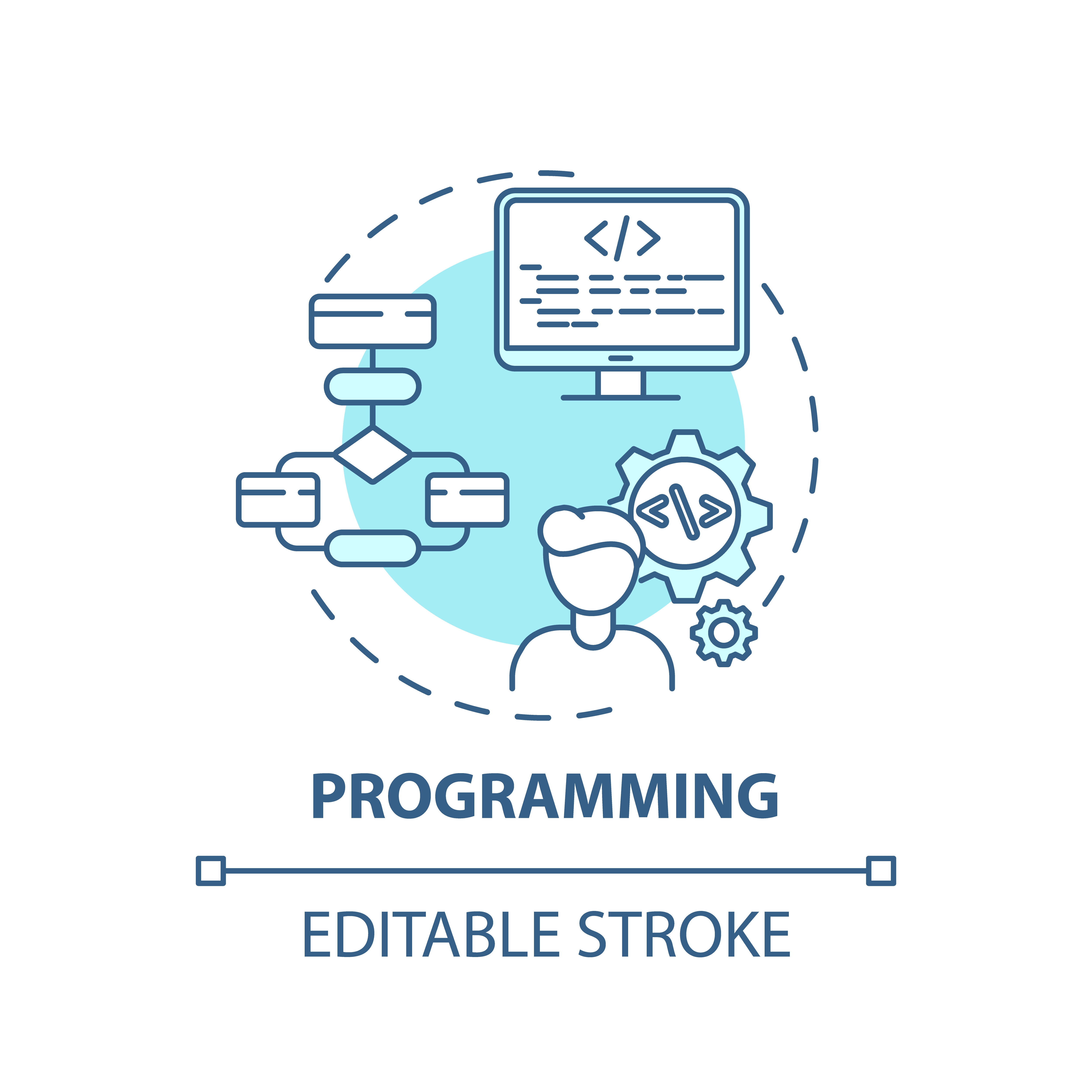 Programming concept icon By bsd studio | TheHungryJPEG