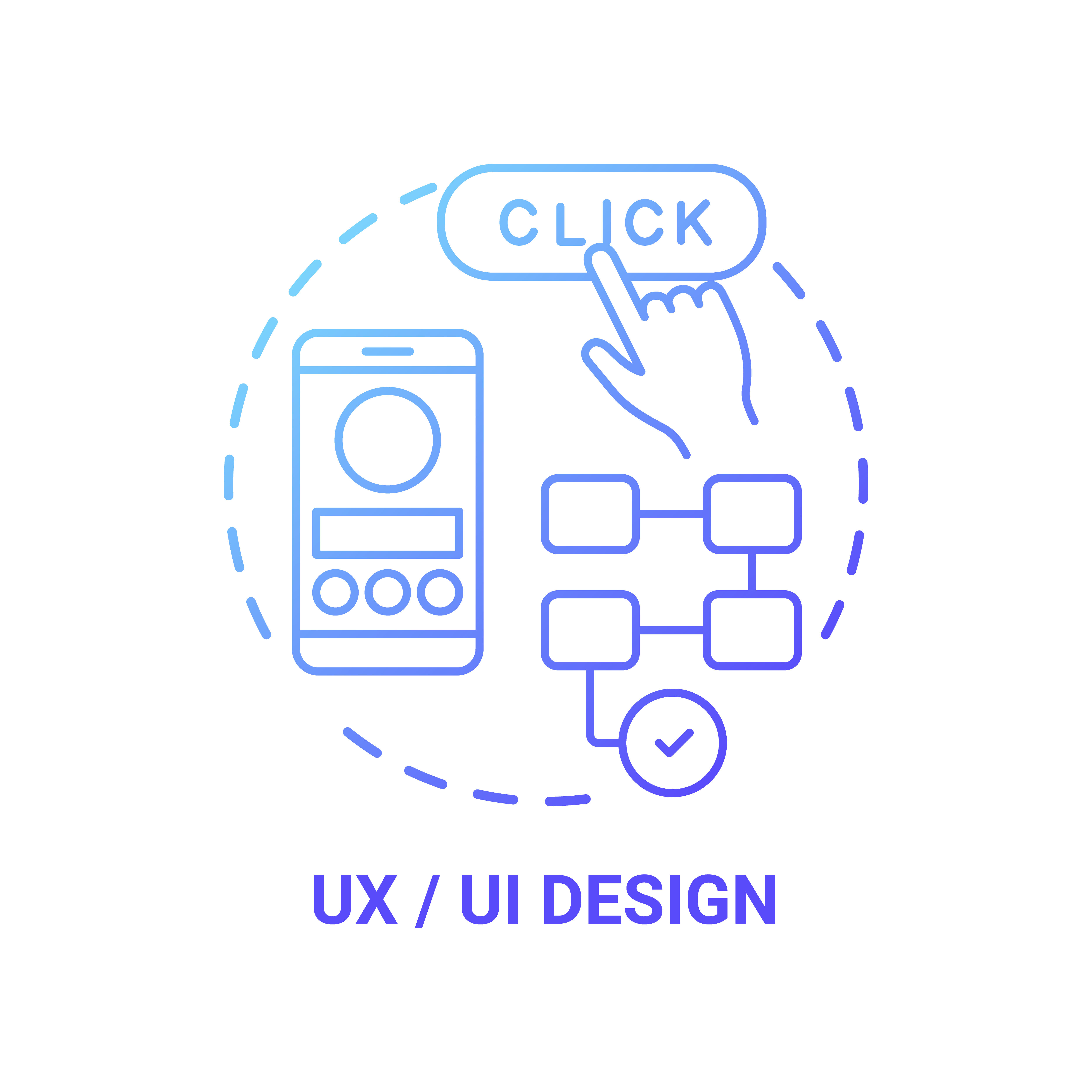 UX and UI design concept icon By bsd studio | TheHungryJPEG