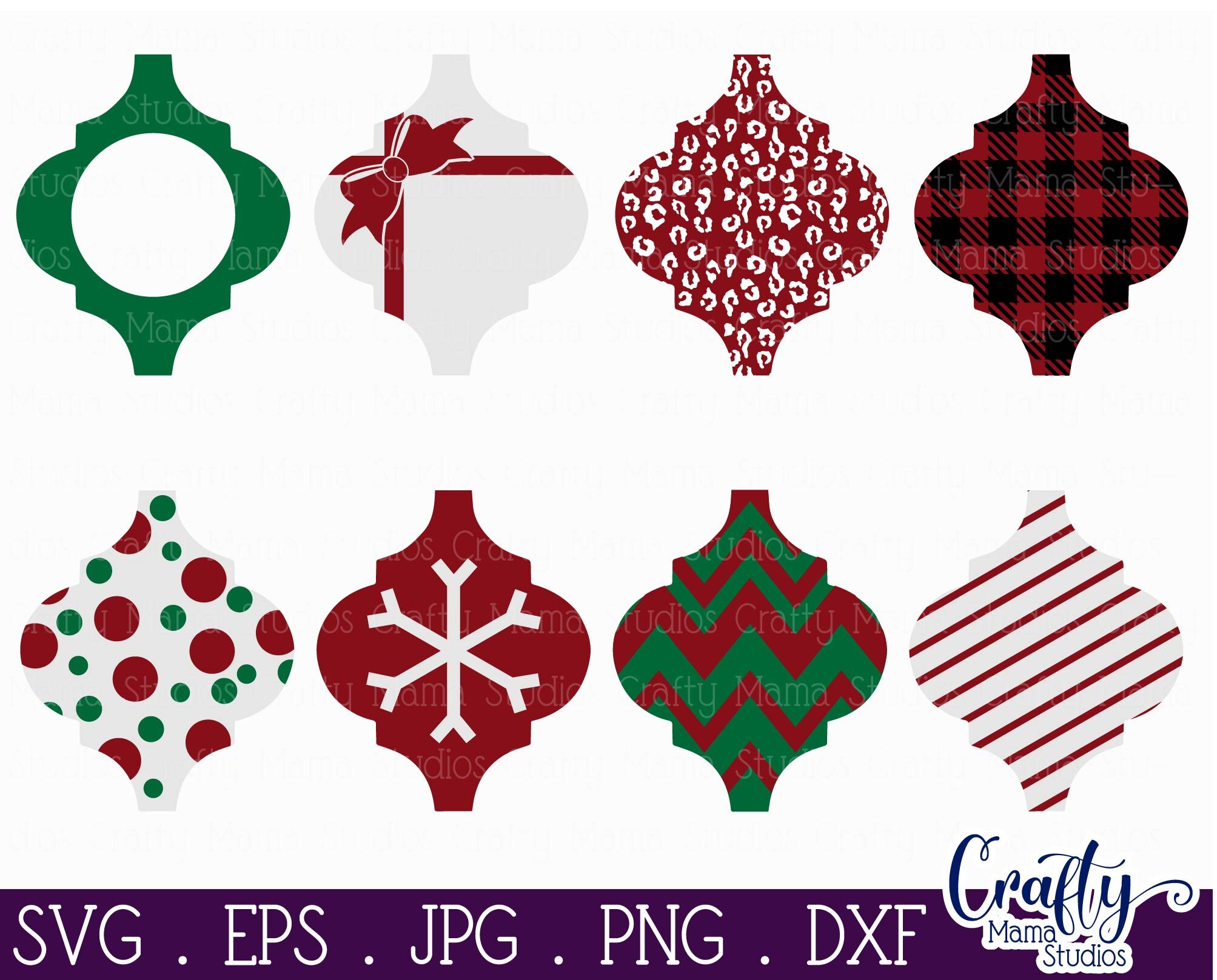 Arabesque Tile Ornament Svg, Christmas Svg, Mega Bundle By Crafty Mama