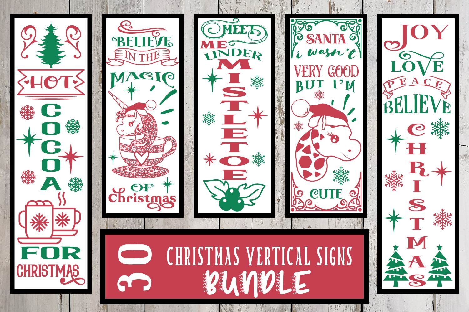 Download Christmas Vertical Porch Signs Svg Bundle By Sintegra ...