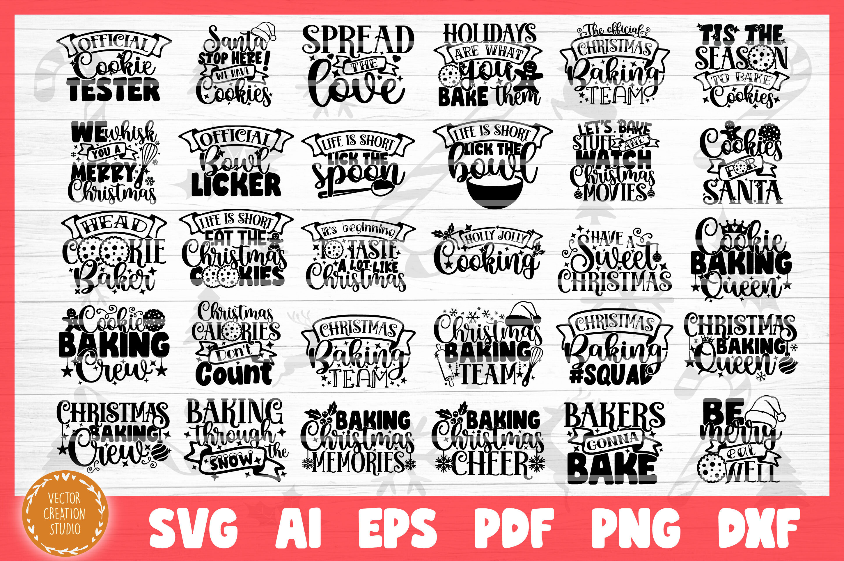 Baking SVG Kitchen Utensils SVG, Cooking Clipart, Baking Cut File, Cricut,  Silhouette DXF, Black and White, Baking Graphic, Bakery, Recipe (Instant  Download) 