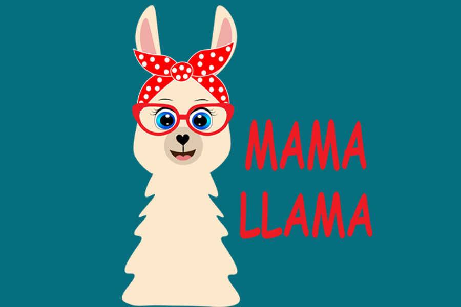 Download Mama Llama Svg Cut Files Mama Llamas Clipart Farmhouse Clip Art Fu By Lillyarts Thehungryjpeg Com
