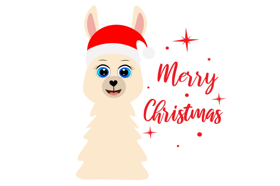 Download Llama Santa Claus Svg Baby Shirt Cut File Alpaca Svg Christmas Sv By Lillyarts Thehungryjpeg Com