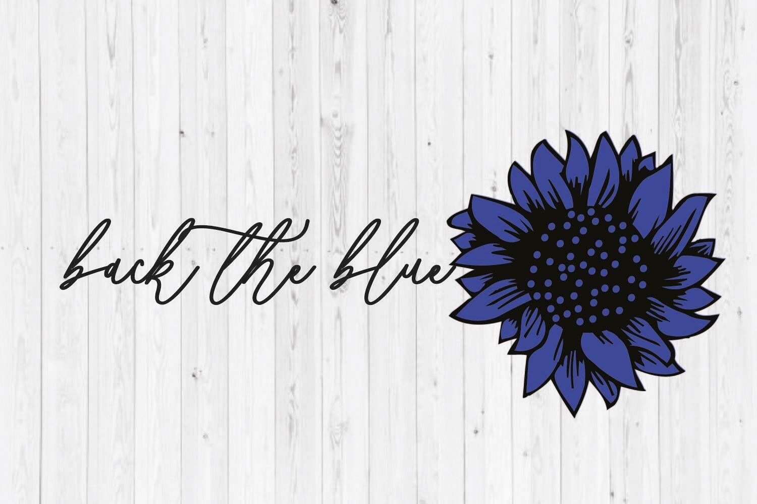 Download Back The Blue Sunflower Shirt Svg Sunflower Svg By Paper Switch Thehungryjpeg Com