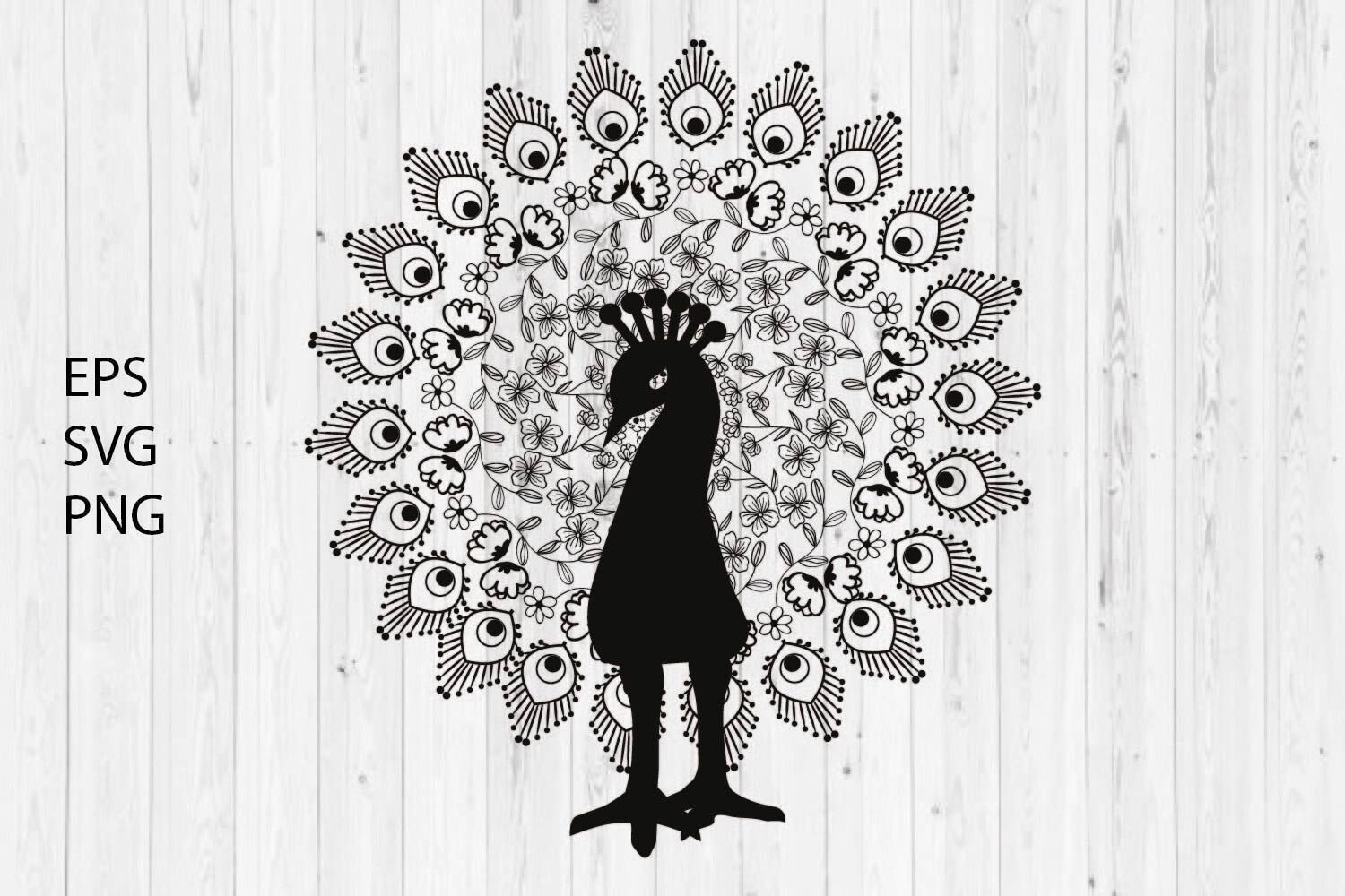 Download Peacock Feather Mandala Zentangle Peacock Feather Svgs By Paper Switch Thehungryjpeg Com