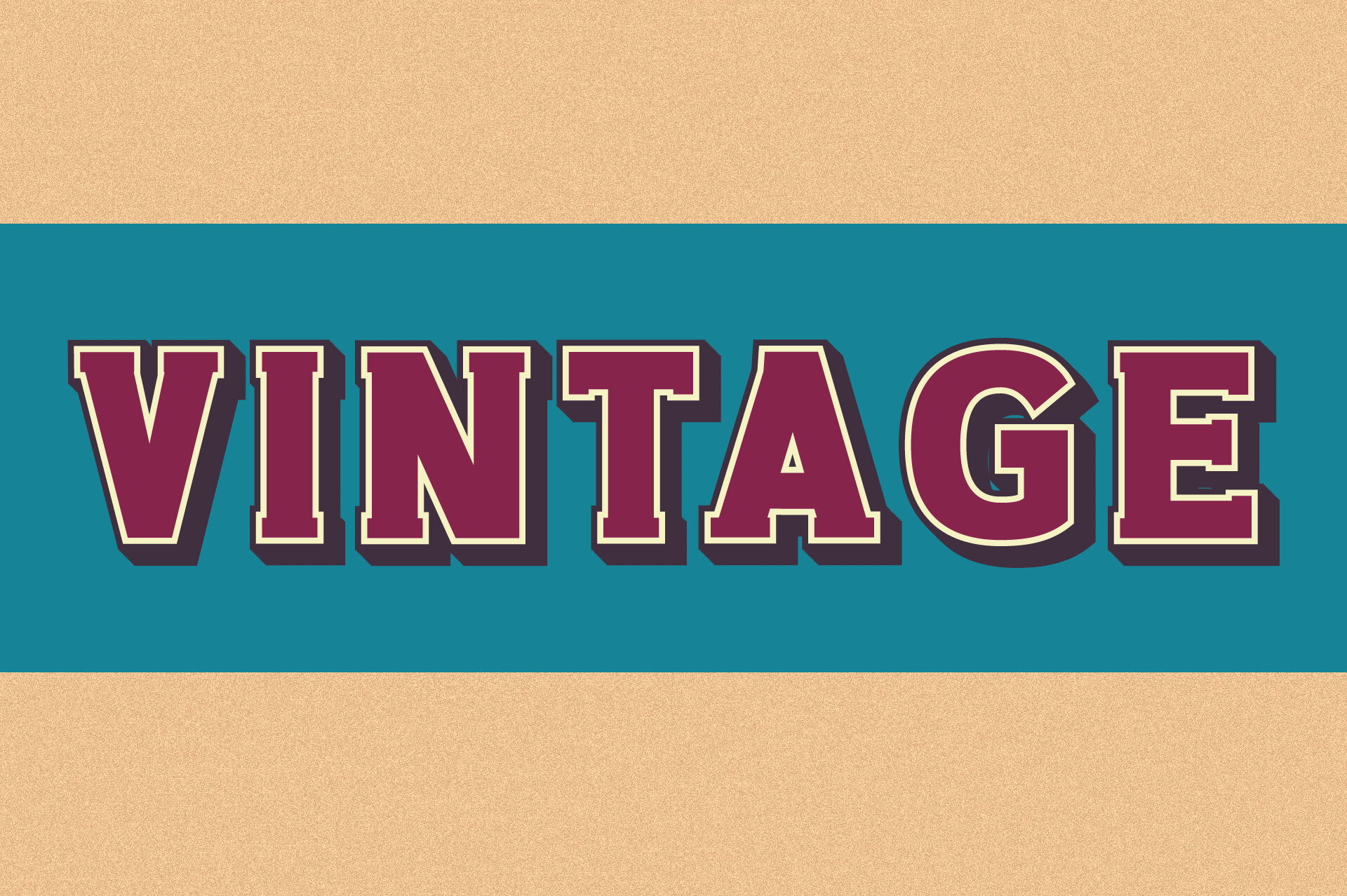 Download Retro 3d Svg Font By Ampersand Thehungryjpeg Com