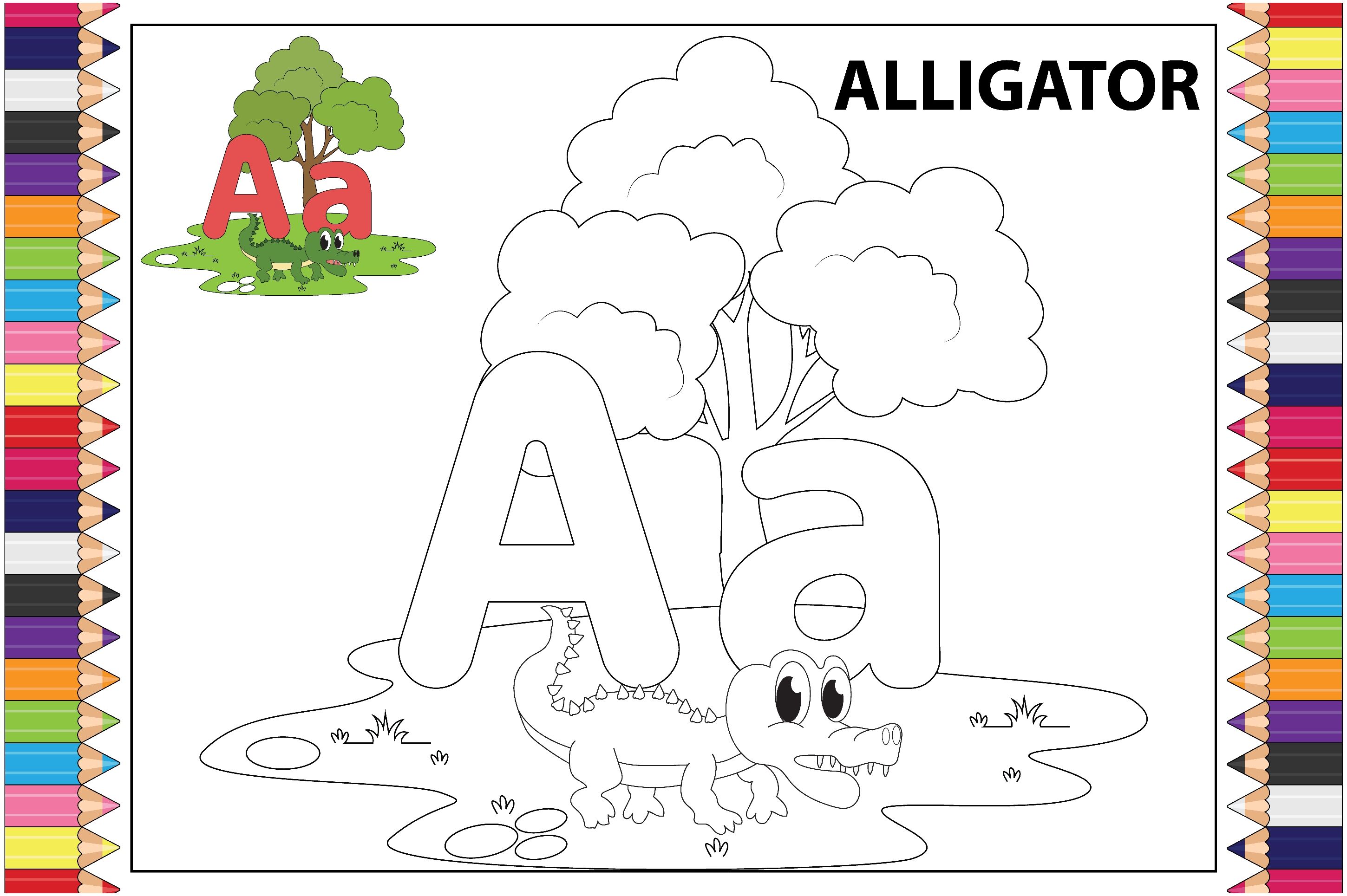 coloring animal cartoon for kids By CurutDesign | TheHungryJPEG
