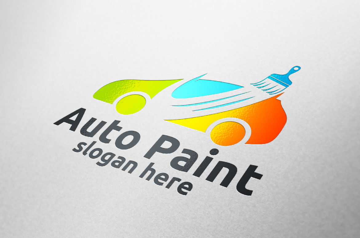 Paint shop logo with modern style and unique design template Premium Vector  10995284 Vector Art at Vecteezy