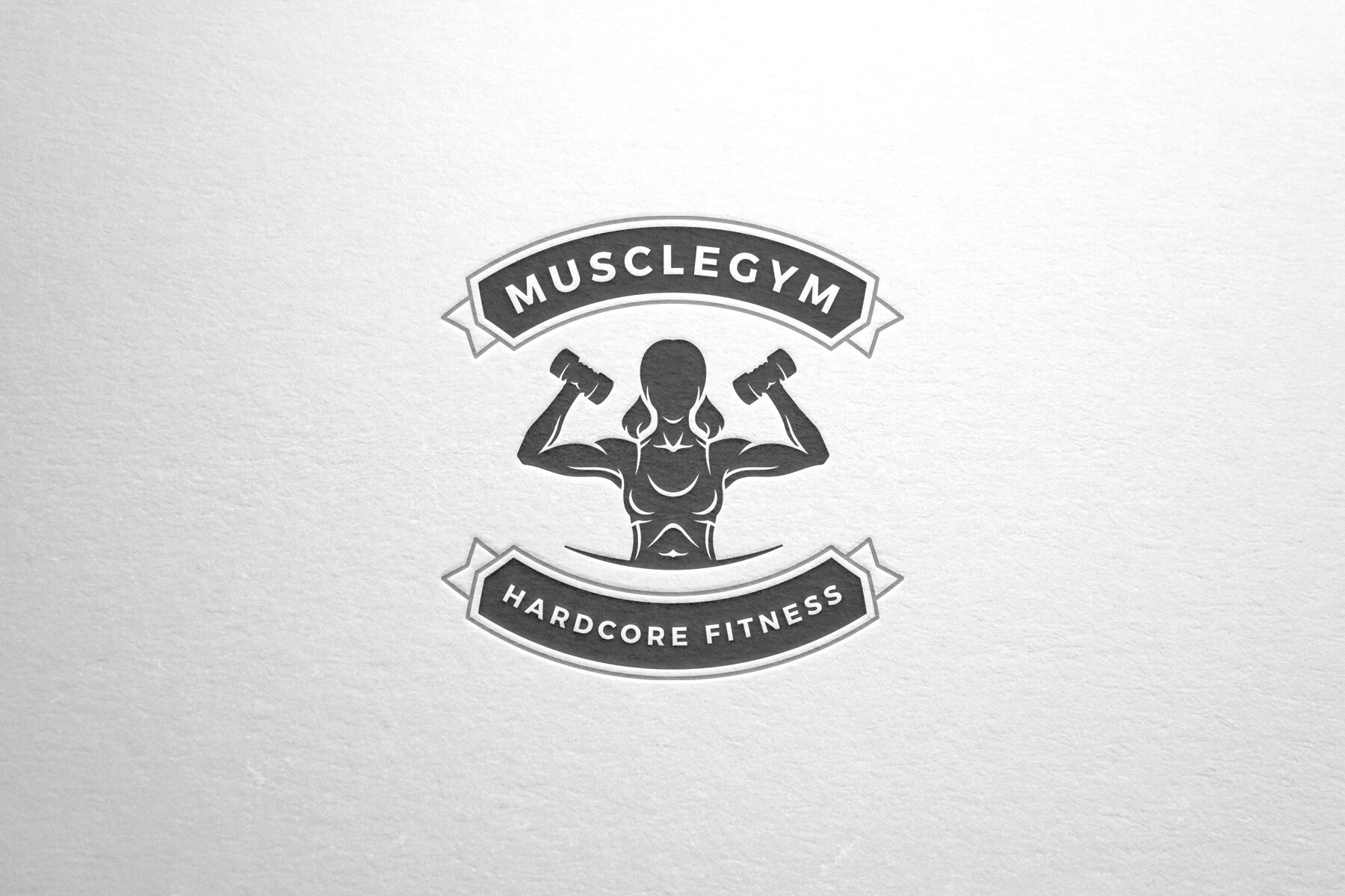 Sporty Woman Logo For Fitness Club By Vasya Kobelev | TheHungryJPEG