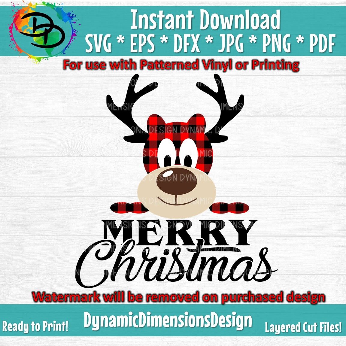 Christmas SVG, Buffalo Plaid Moose SVG, Moose Svg, Buffalo Plaid SVG