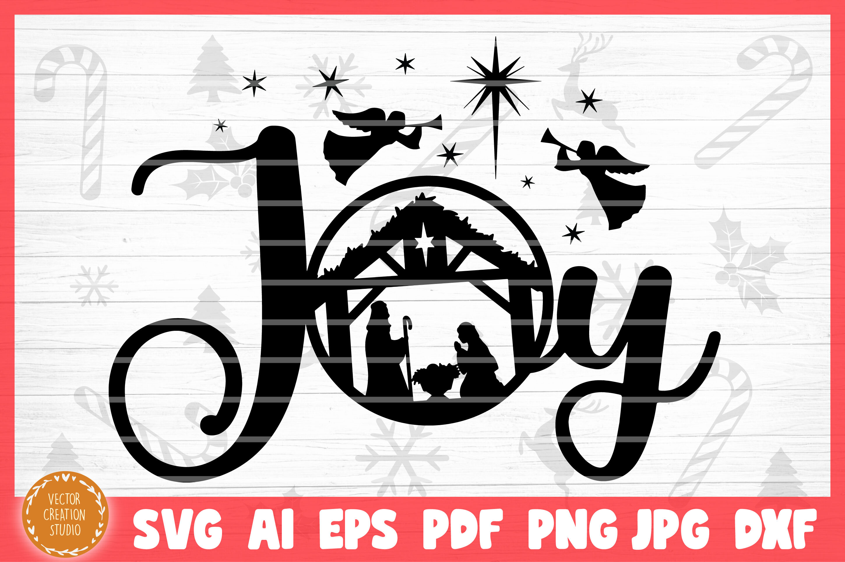 6171+ Joy Nativity Svg SVG Builder