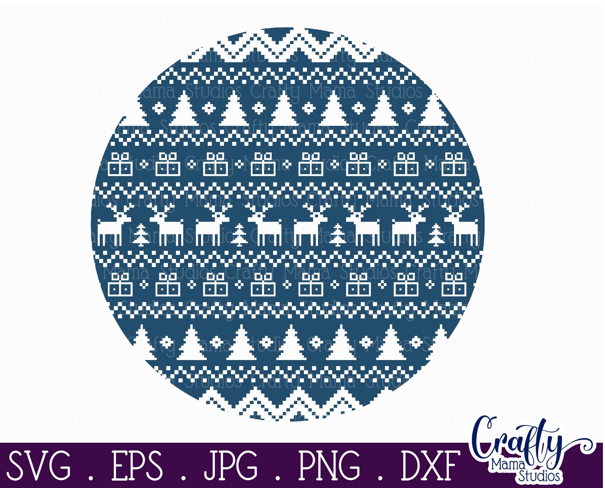 Ugly Sweater Svg Png Dxf Nordic Christmas Winter Pattern Svg -  Israel