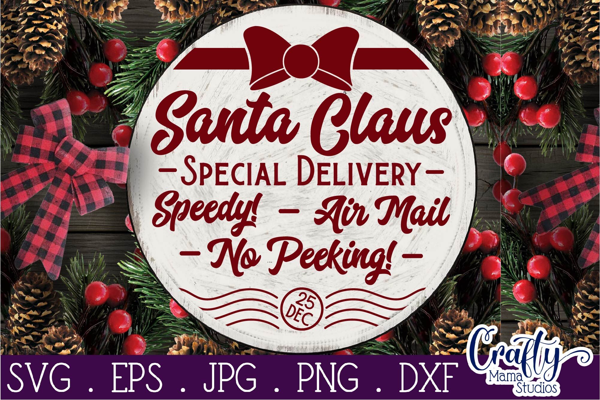 Download Santa Claus Svg, Special Delivery, Christmas Svg By Crafty ...