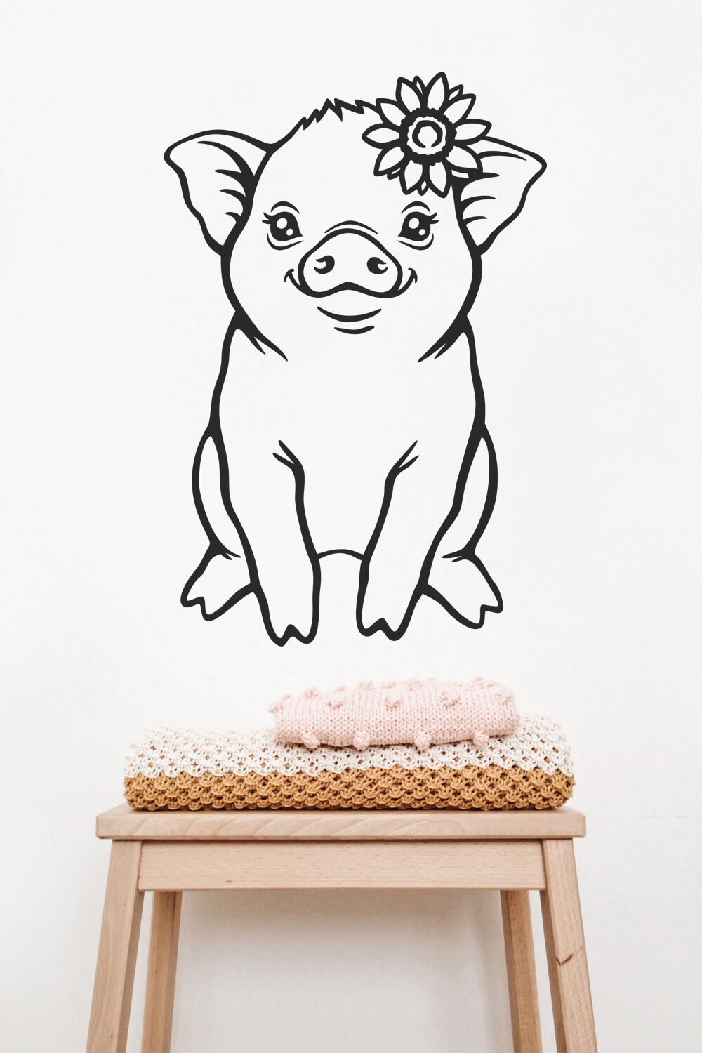 Download Pig Svg Baby Farm Animals Svg Cut Files Farmhouse Svg Files For Cricut By Green Wolf Art Thehungryjpeg Com