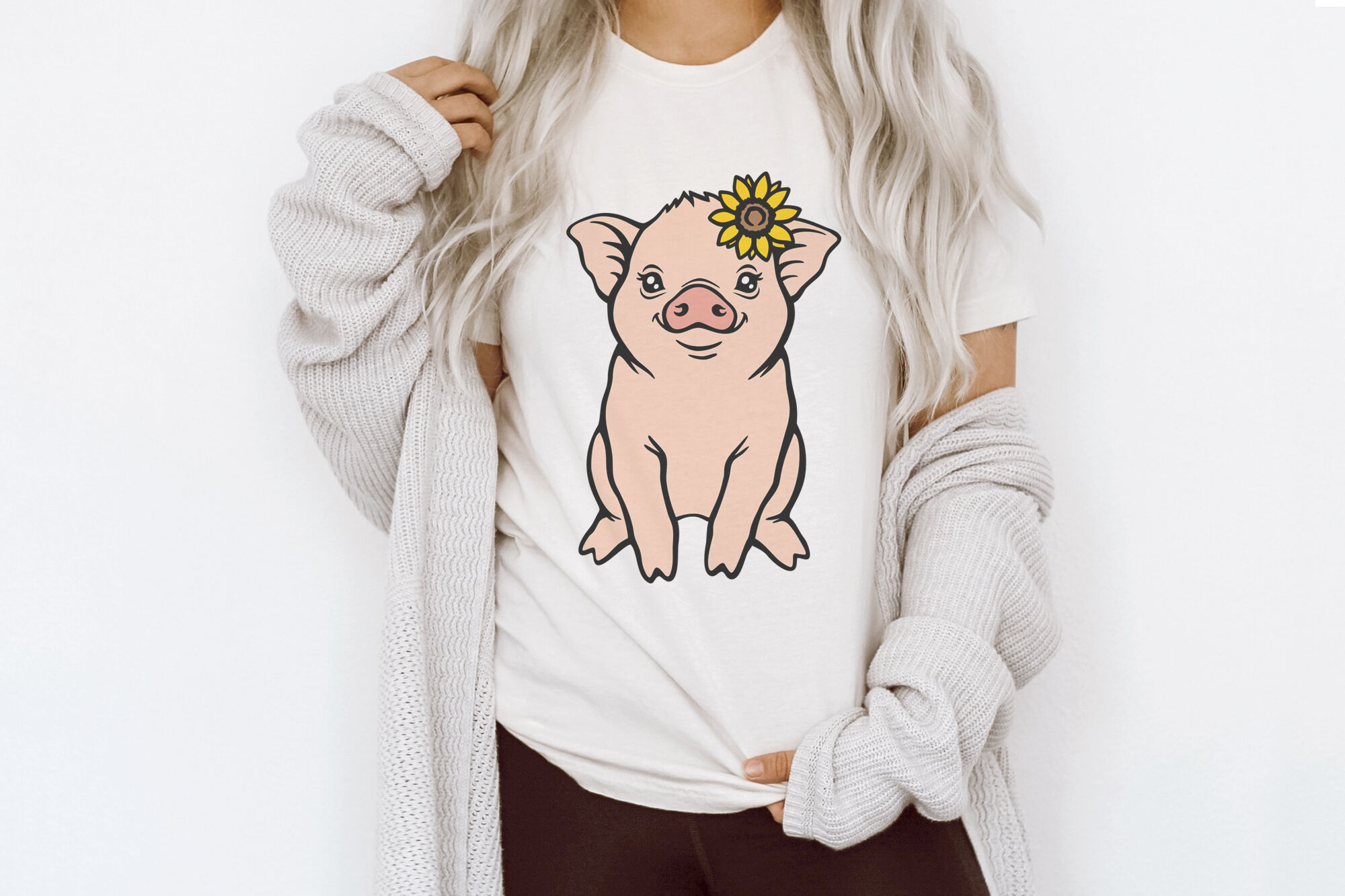Download Pig Svg Farm Animals Svg Farmhouse Svg Layered Svg Files For Cricut By Green Wolf Art Thehungryjpeg Com SVG, PNG, EPS, DXF File
