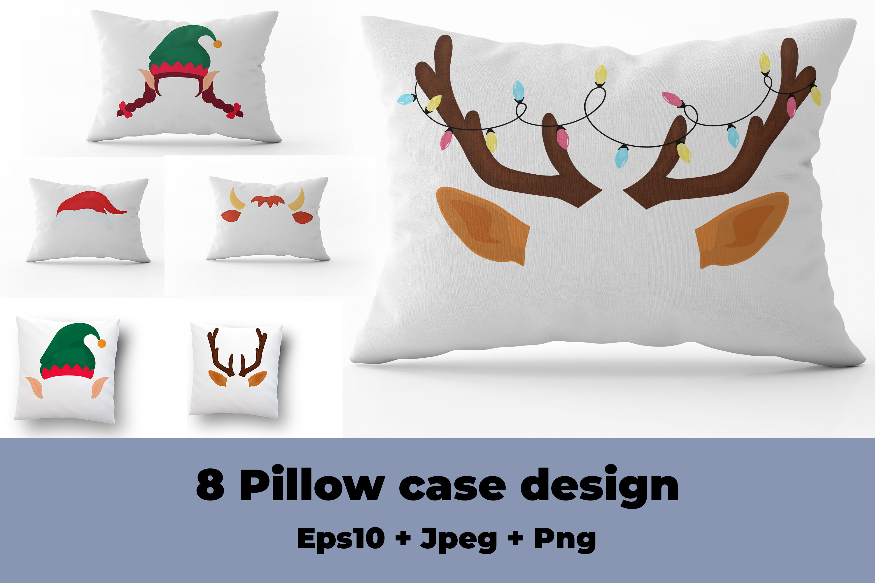 Christmas Pillowcase Sublimation Design By LiluArt TheHungryJPEG