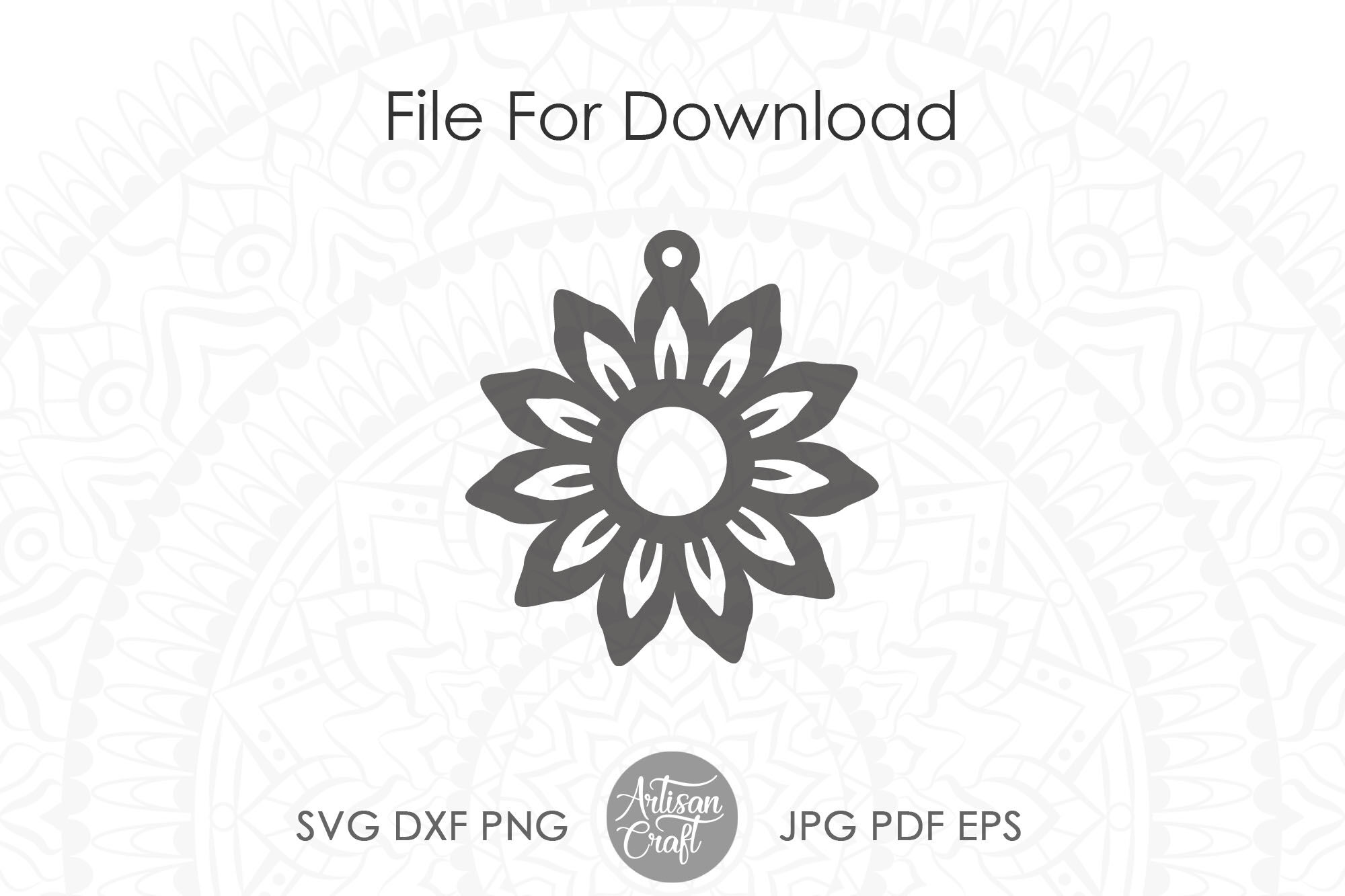 Free Free 194 Sunflower Earring Svg SVG PNG EPS DXF File