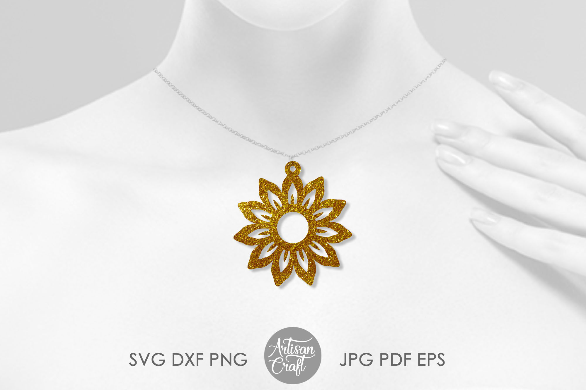 Sunflower earring SVG, Floral earrings By Artisan Craft ...