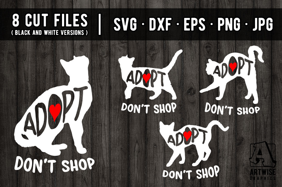 Download Support Cats And Pets Adoption Animal Rescue Svg Cut Files By Artwise Graphics Thehungryjpeg Com