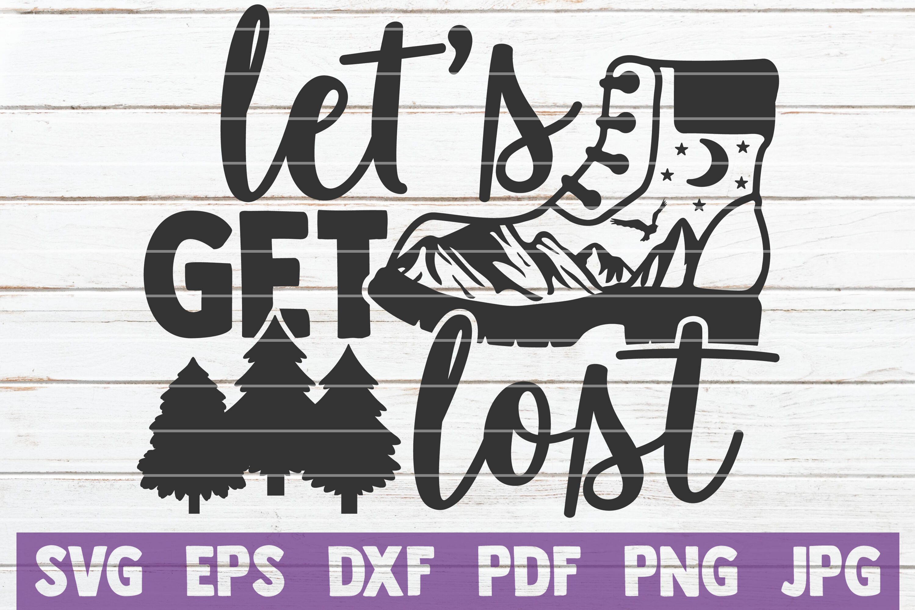 Let's Get Lost Graphic by NarakStudio · Creative Fabrica