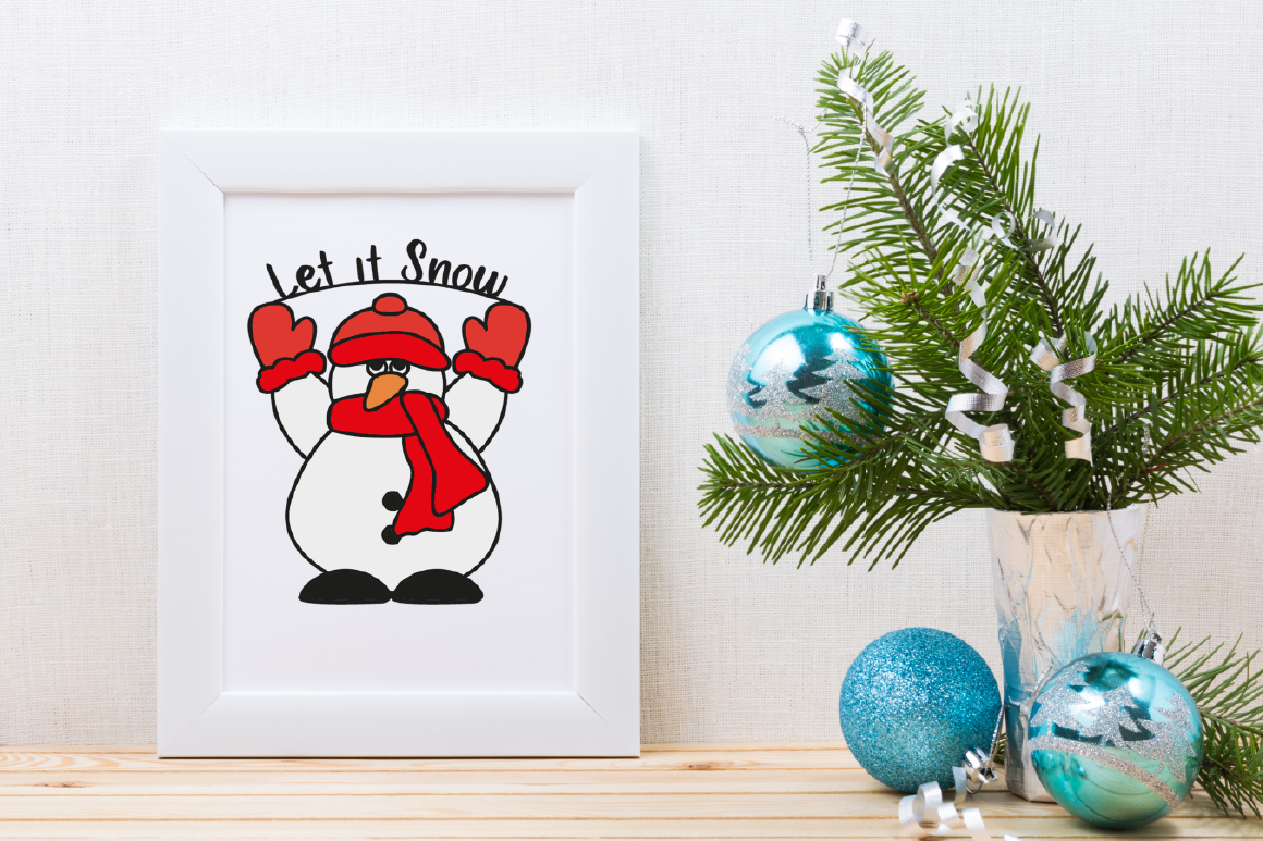 Download Snowman Svg Snowman Clipart Cut File Layered Design By Createya Design Thehungryjpeg Com