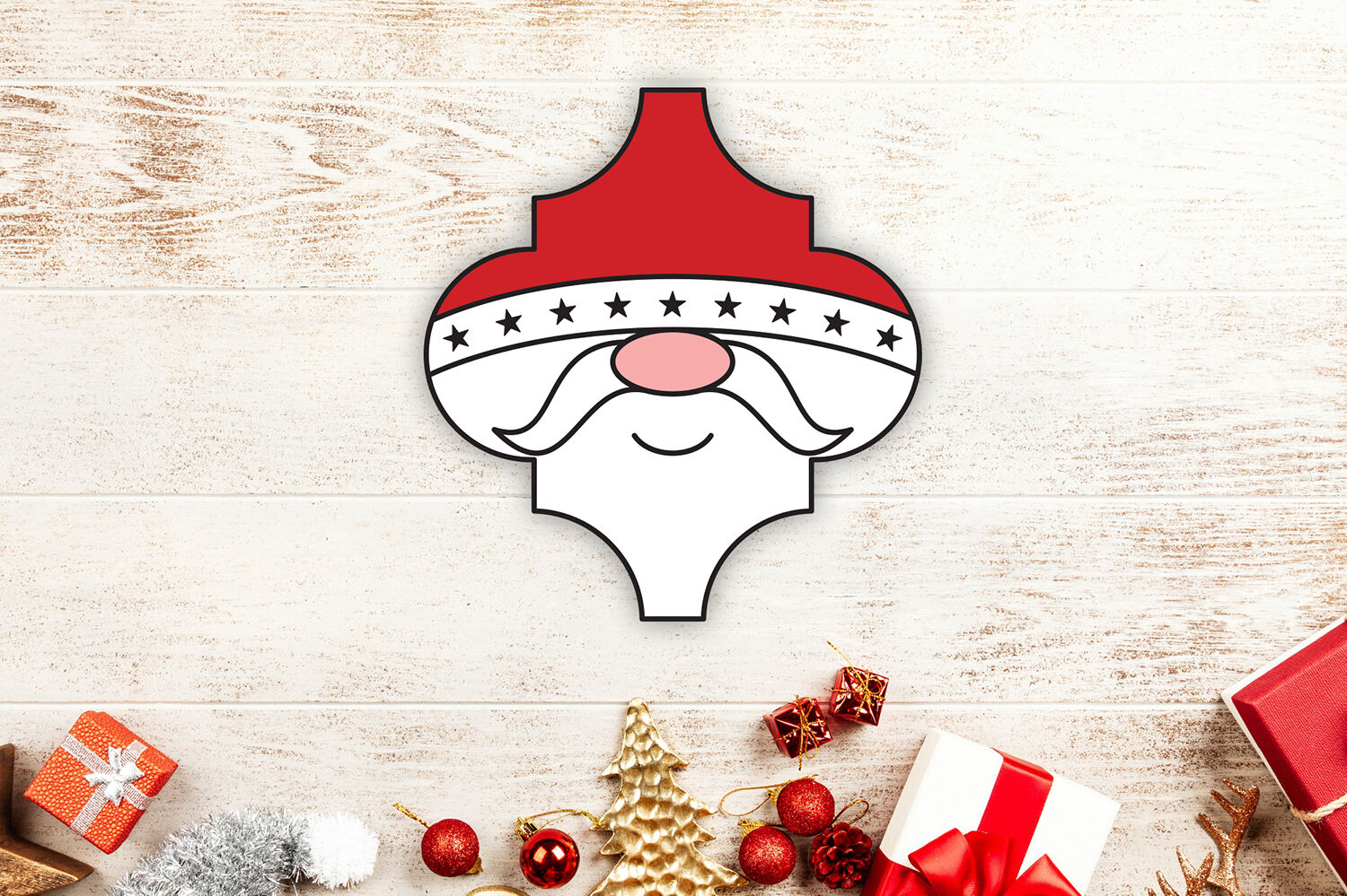 Download Christmas Svg Gnome Arabesque Tile Ornament Svg Dxf Png By Craftlabsvg Thehungryjpeg Com