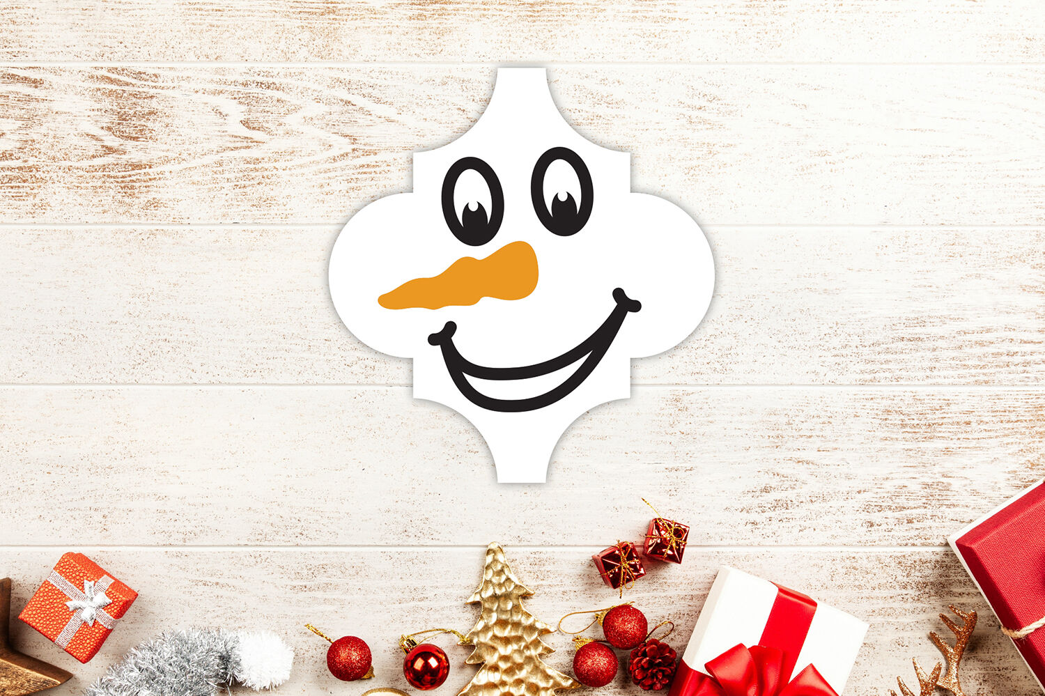 Download Arabesque Tile Ornament SVG, Snowman, Christmas SVG Cut ...