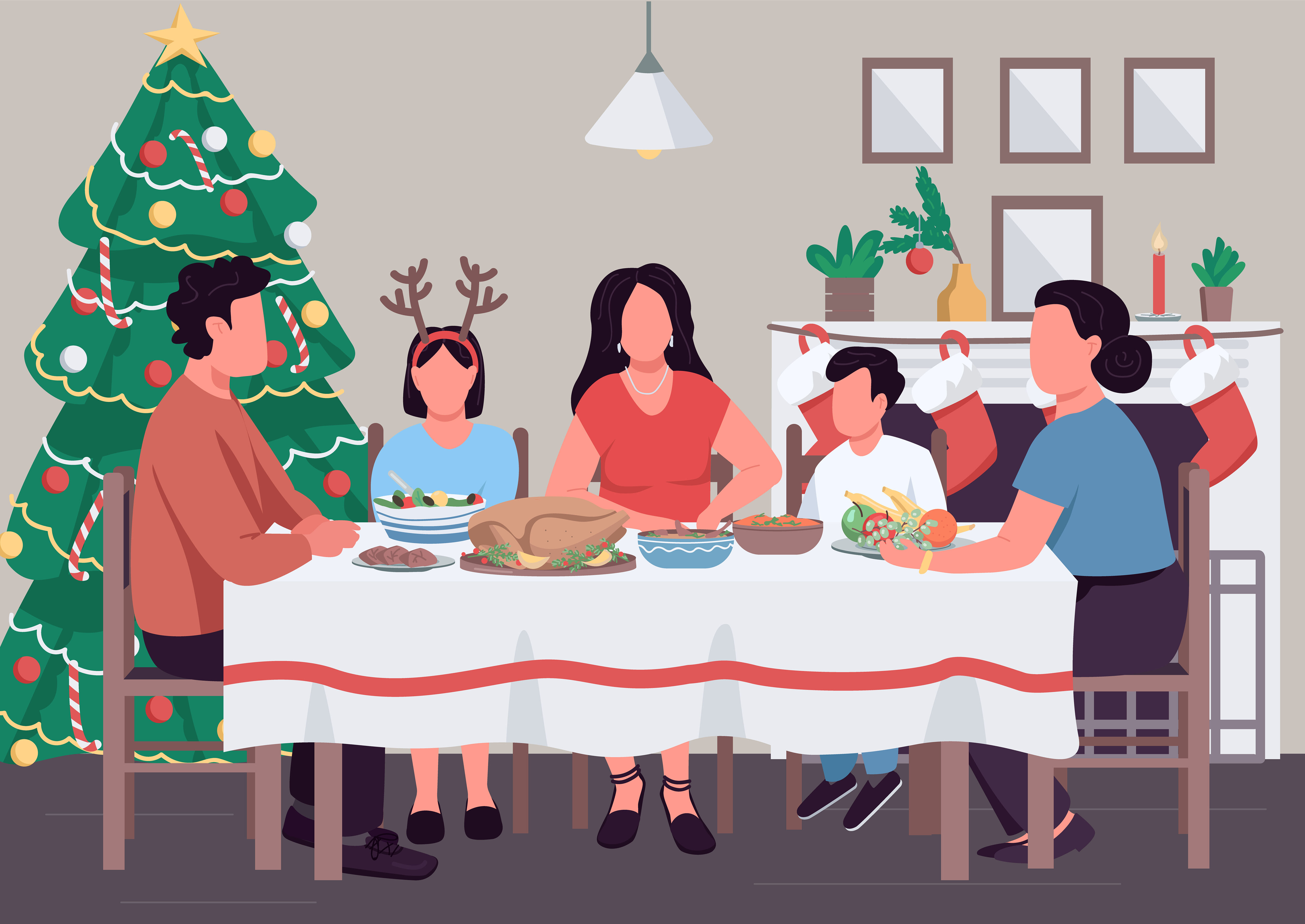christmas family feast