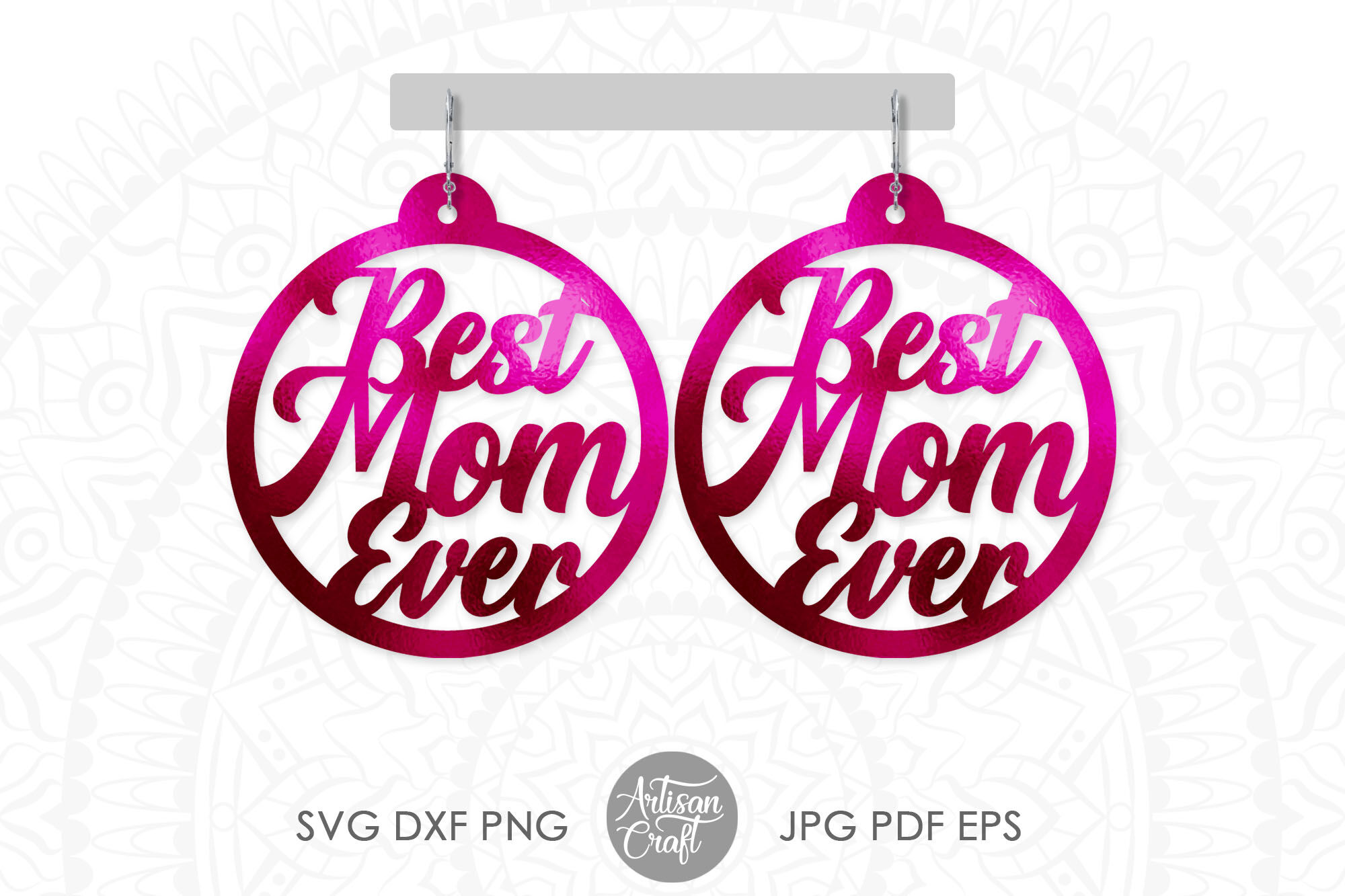 Best Mom Ever - Cricut File - Svg, Png, Dxf, Eps - LightBoxGoodMan