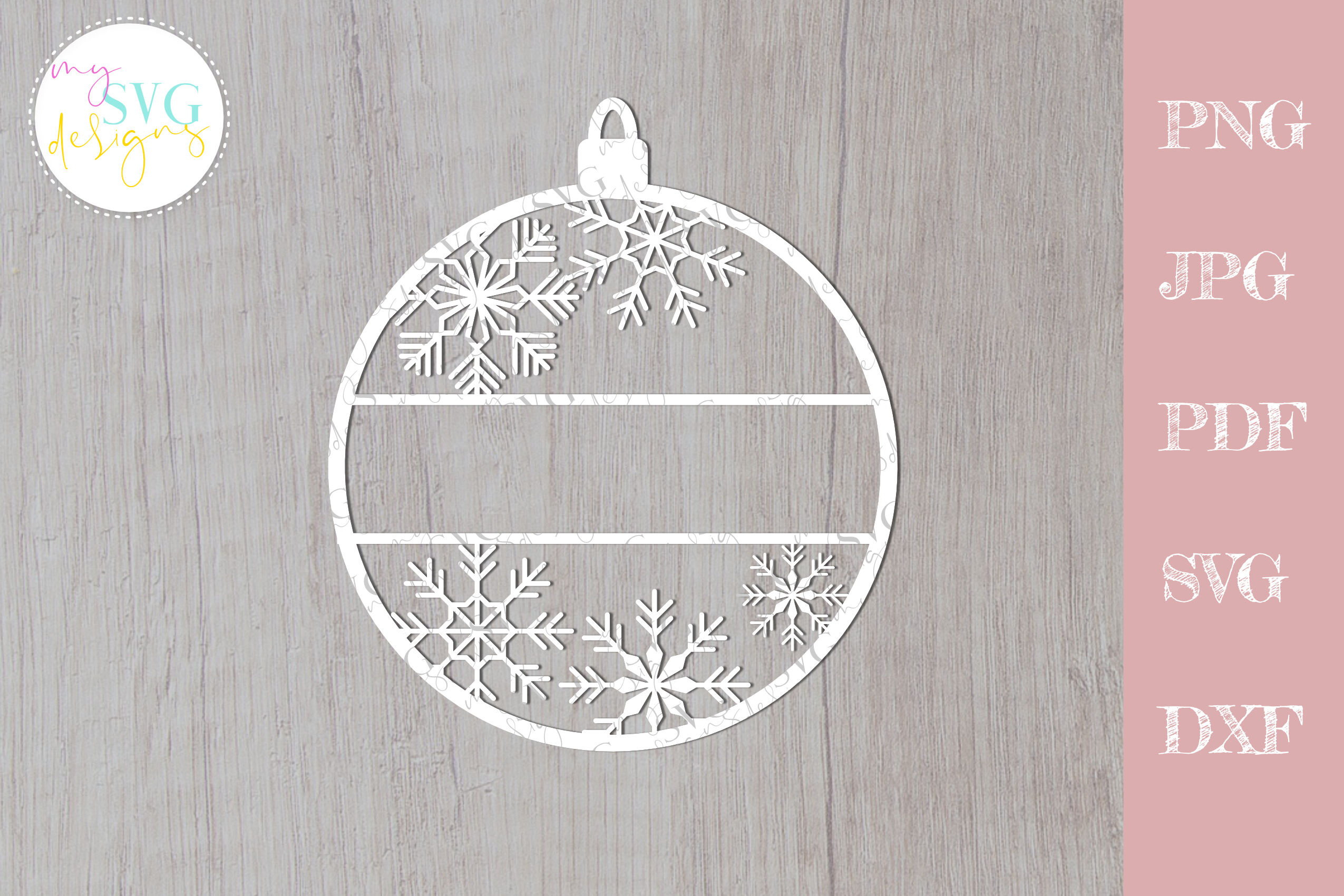 Christmas ornament svg, Name ornament svg, Christmas svg, winter svg ...