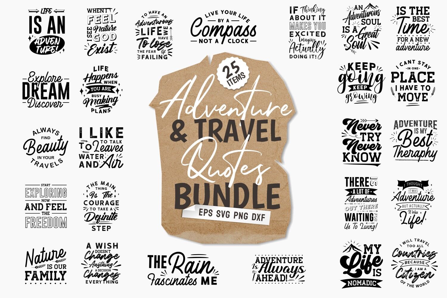 Download Adventure Travel Quotes Svg Bundle By Universtock Thehungryjpeg Com