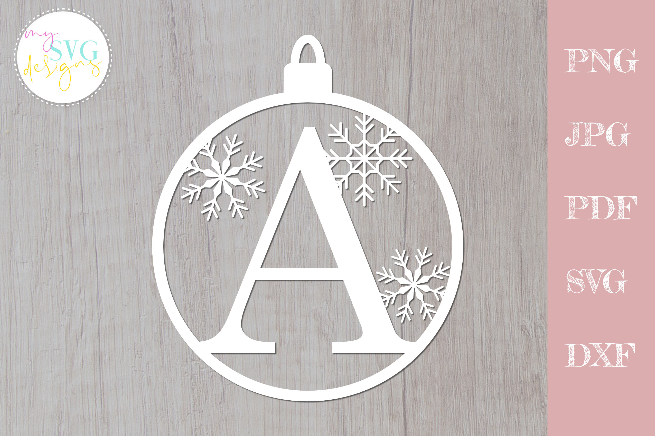 Download Christmas Ornament Svg Christmas Monogram Svg Letter A Svg By Mysvgdesigns Thehungryjpeg Com