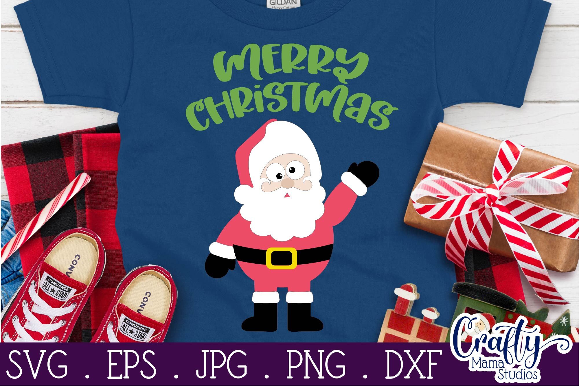 Download Christmas Svg Santa Svg Kid S Christmas Merry Christmas By Crafty Mama Studios Thehungryjpeg Com