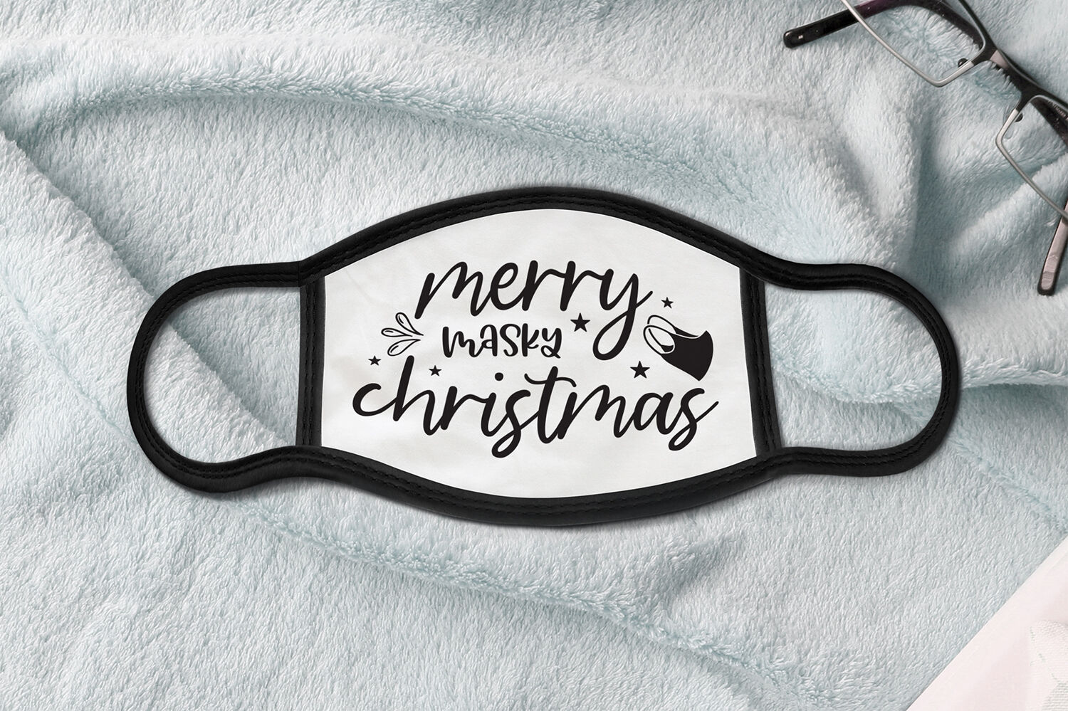 Download Christmas Face Mask SVG, Merry Maskey Christmas, Mask SVG ...