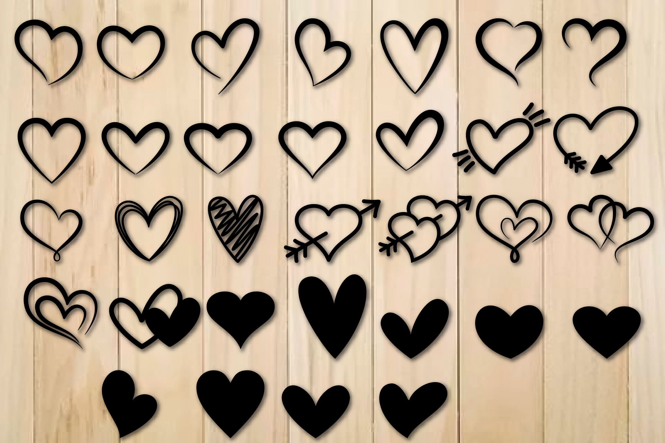 Download Heart Svg Bundle Hearts Svg Valentine Days Svg Heart Icon By Julydigitalimages Thehungryjpeg Com