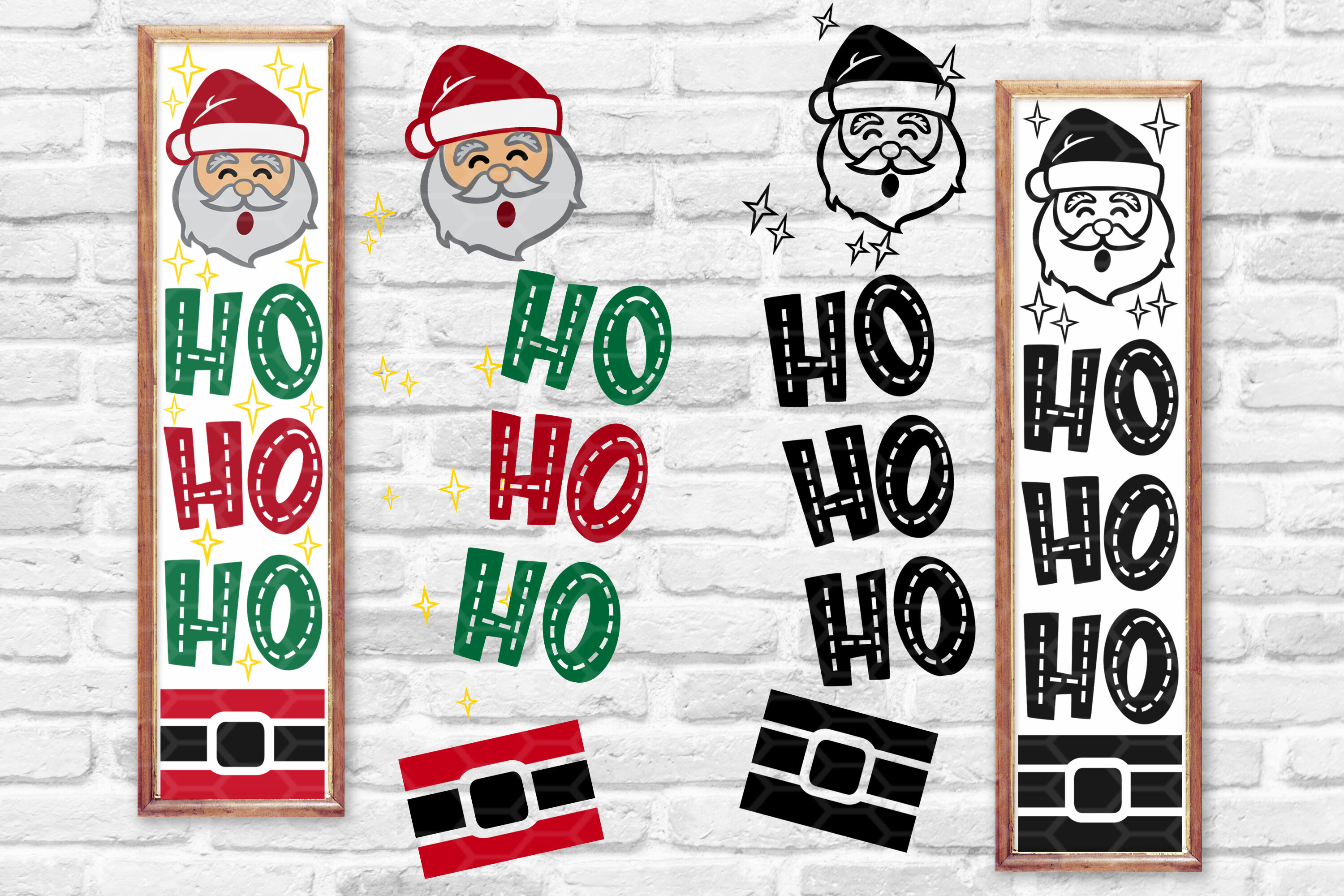 Download Christmas Vertical Porch Sign SVG Set 1 - Welcome, Santa ...