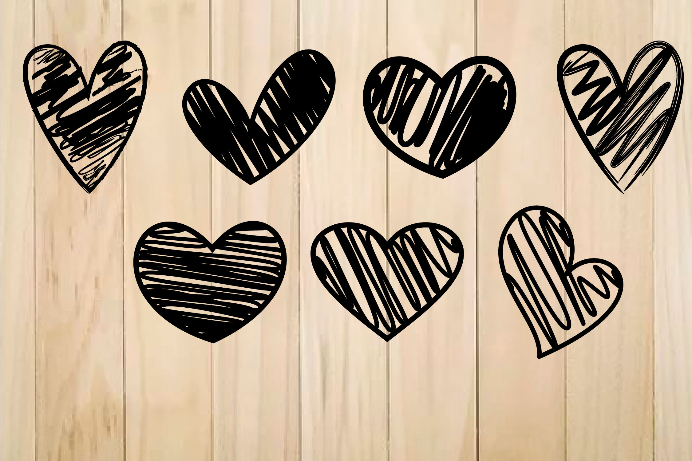 Download Distressed Heart SVG, Heart Svg Bundle, Doodle Hearts ...