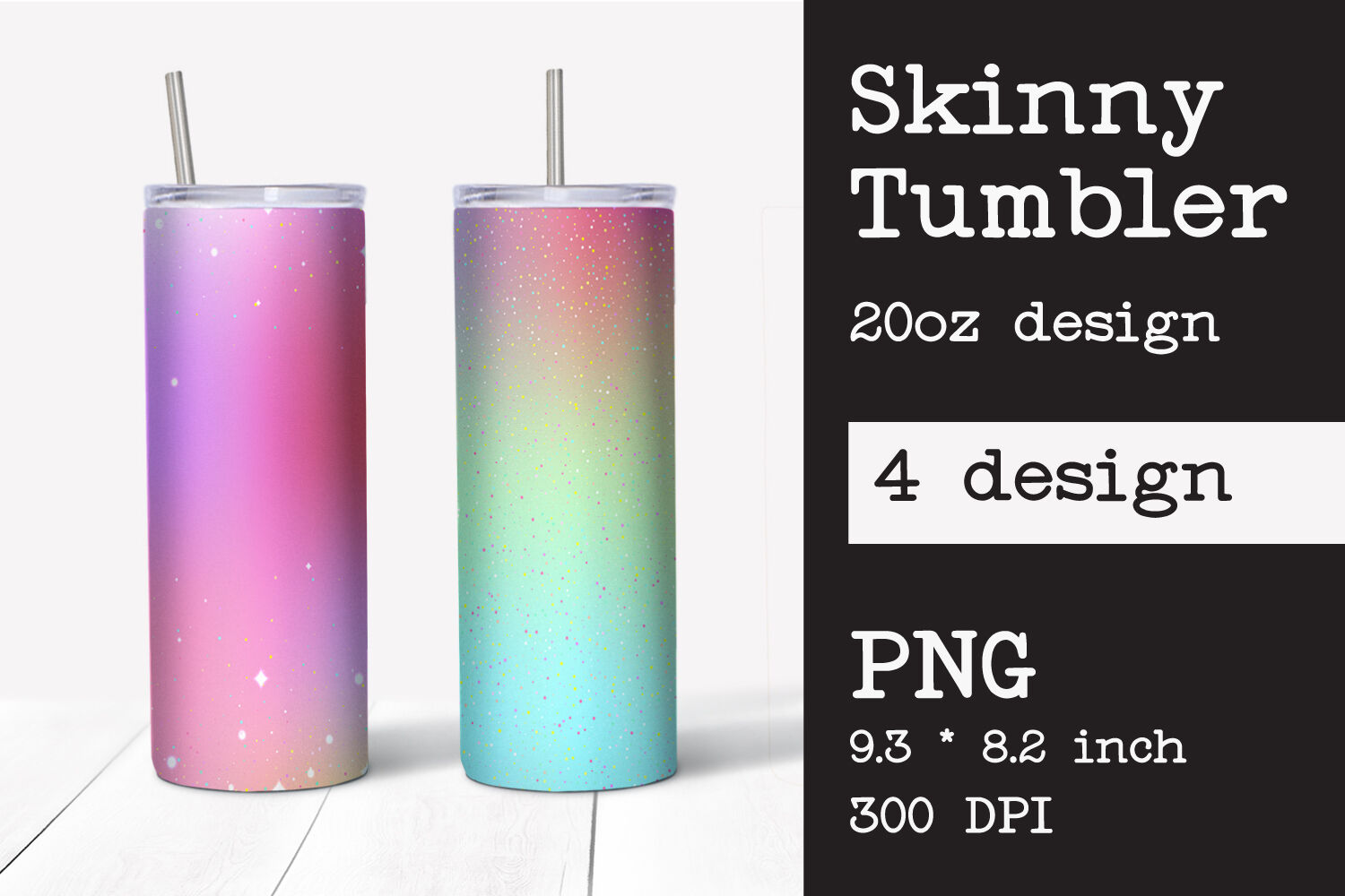 20 Oz Skinny Tumbler Sublimation Template