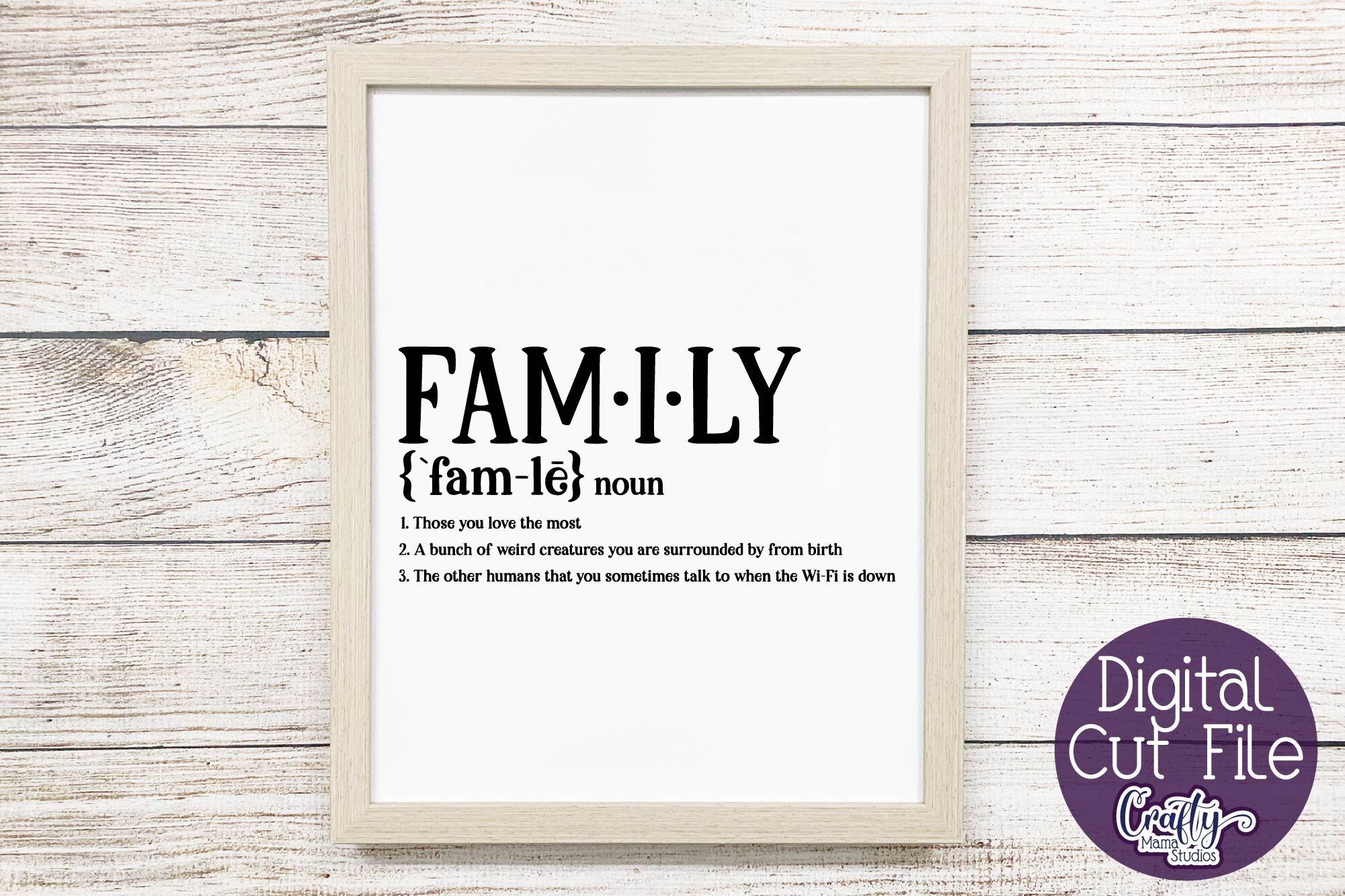 Family Definition Svg Family Svg File Funny Family Svg By Crafty Mama Studios Thehungryjpeg Com