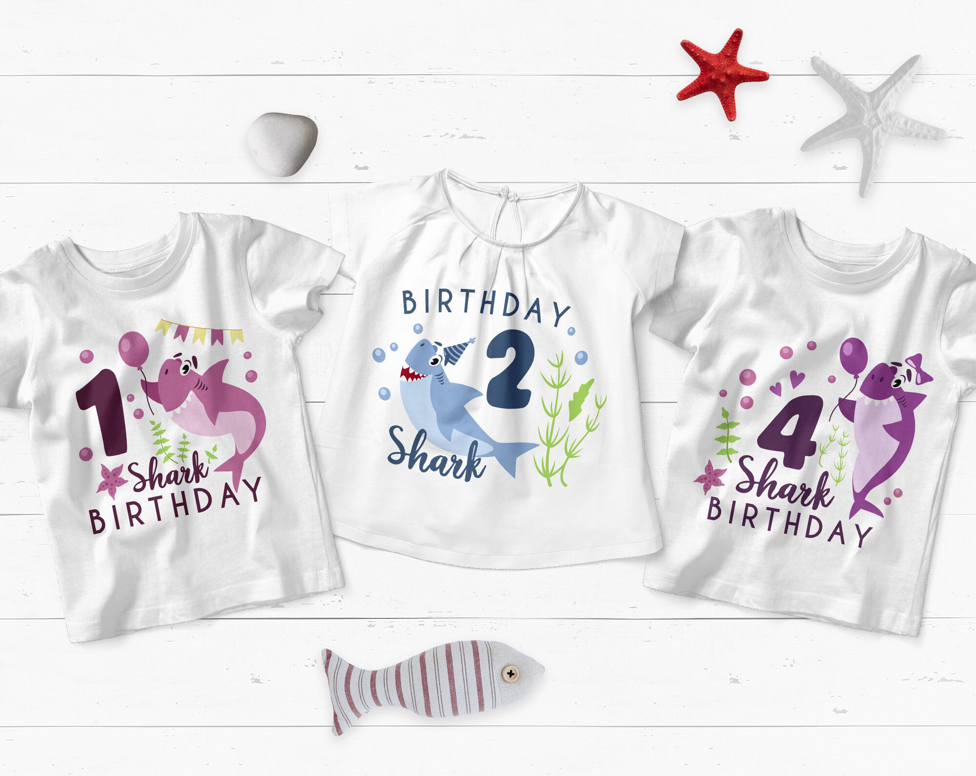 Baby Shark Svg Clipart By Watercolor Arts Thehungryjpeg Com